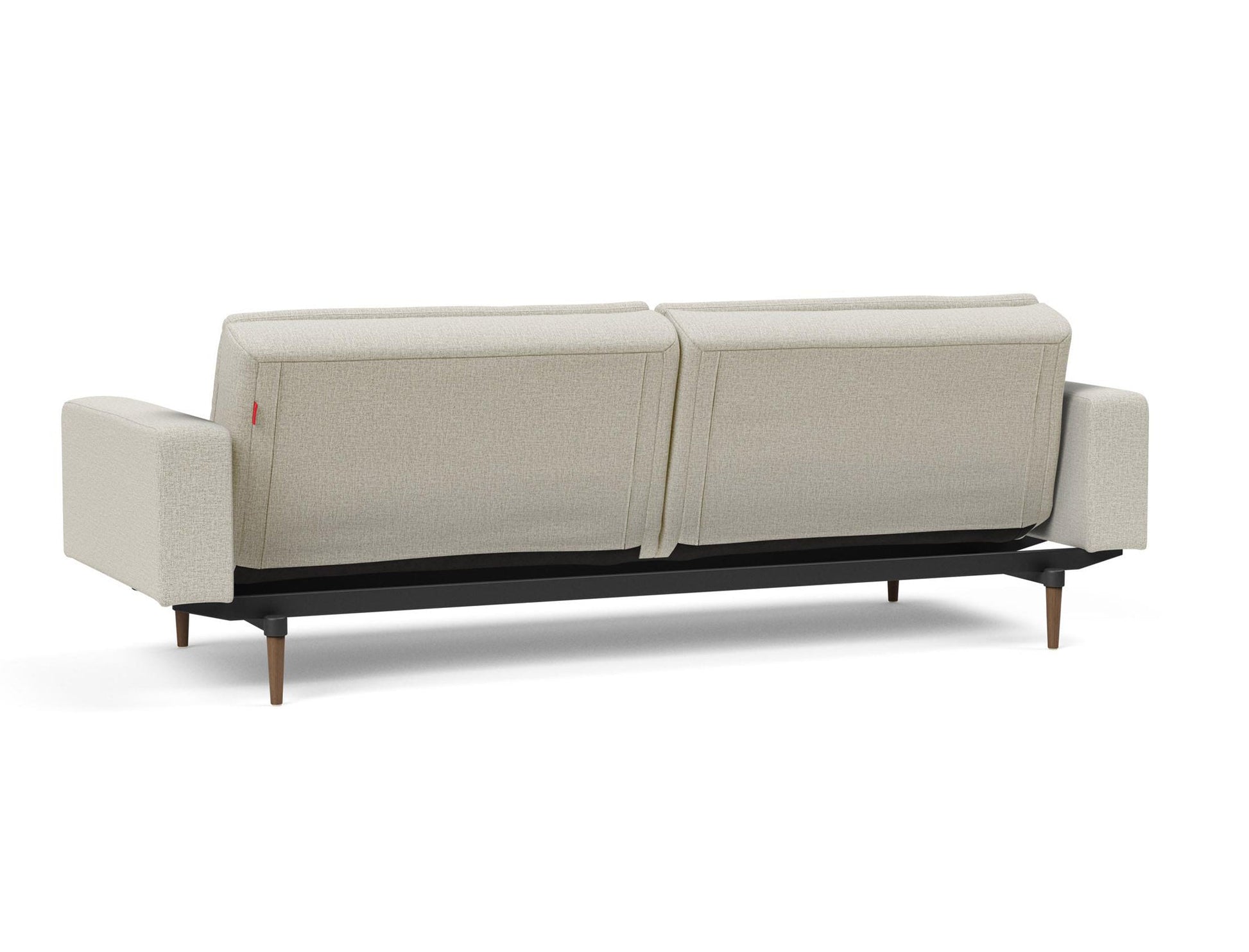 Dublexo Deluxe Sofa Bed Dark Wood With Arms 95-74105020 Innovation Living USA