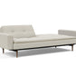 Dublexo Deluxe Sofa Bed Dark Wood With Arms 95-74105020 Innovation Living USA