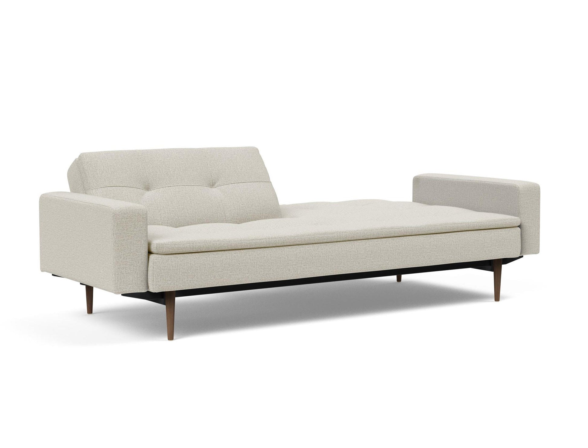 Dublexo Deluxe Sofa Bed Dark Wood With Arms 95-74105020 Innovation Living USA