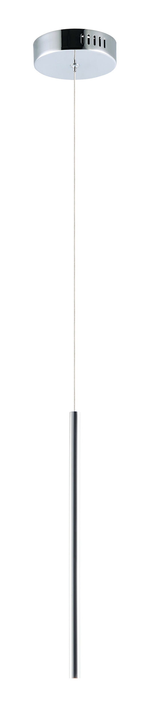 Flute LED Pendant Polished Chrome by ET2