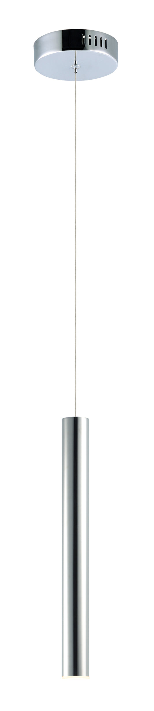 Flute LED Pendant Polished Chrome by ET2