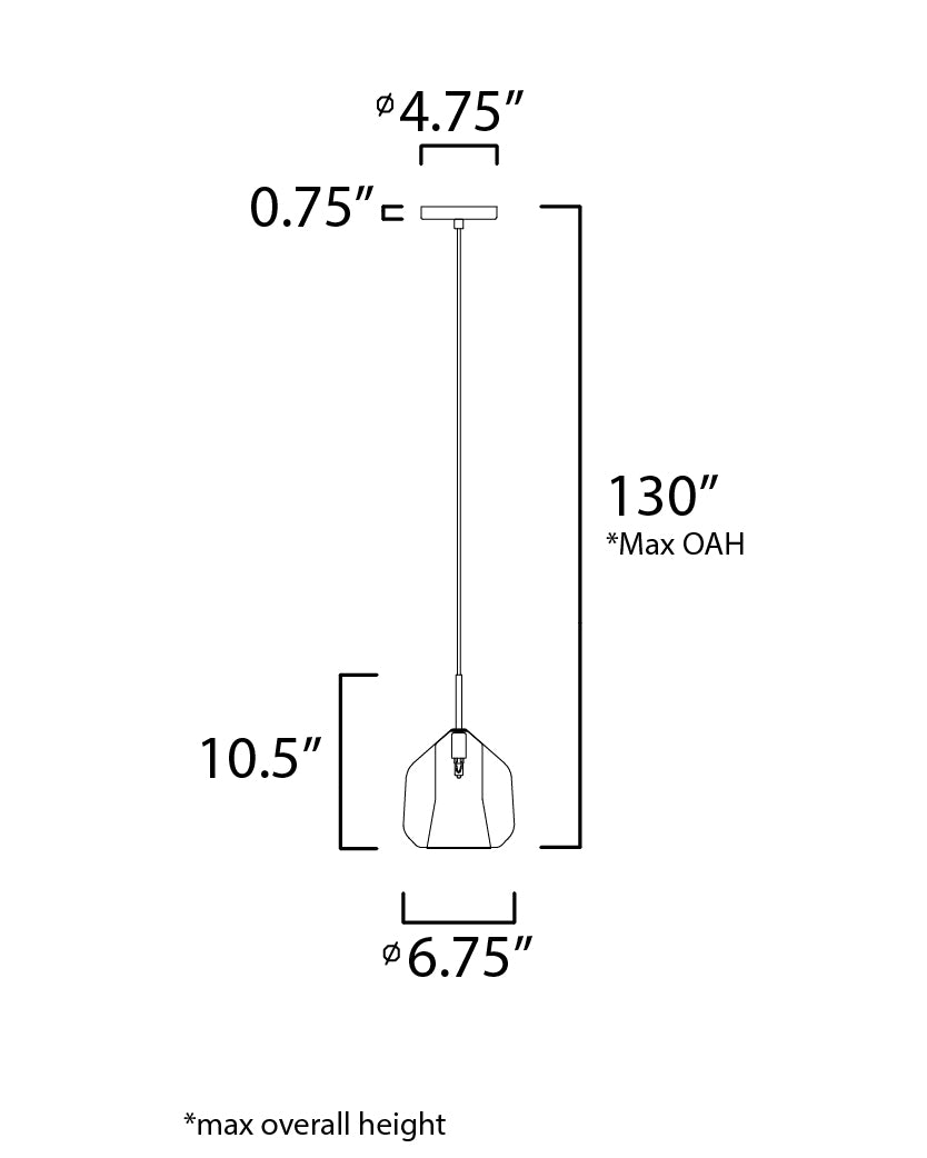 Deuce LED Pendant Satin Brass by ET2