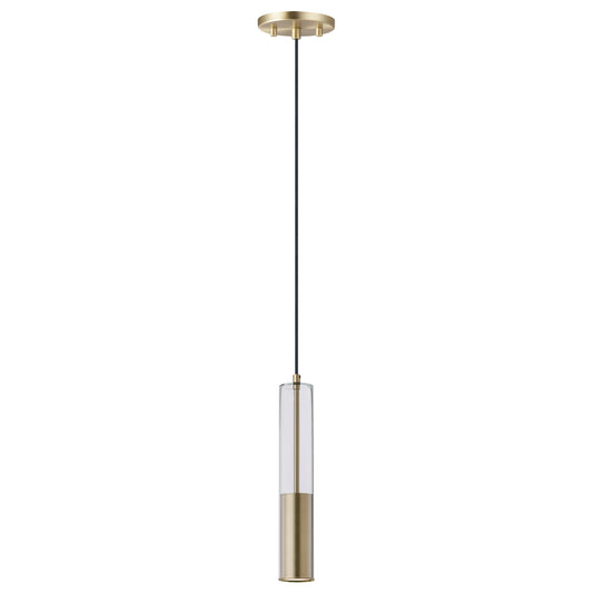 Torch LED Pendant Satin Brass by ET2