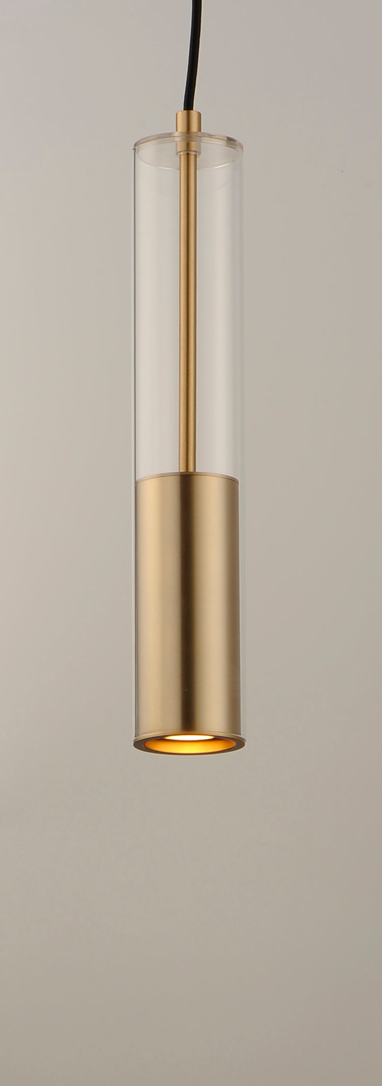Torch LED Pendant Satin Brass by ET2