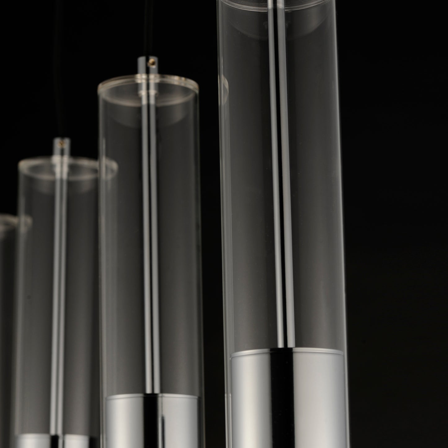 Torch LED 4-Light Linear Pendant Polished Chrome by ET2