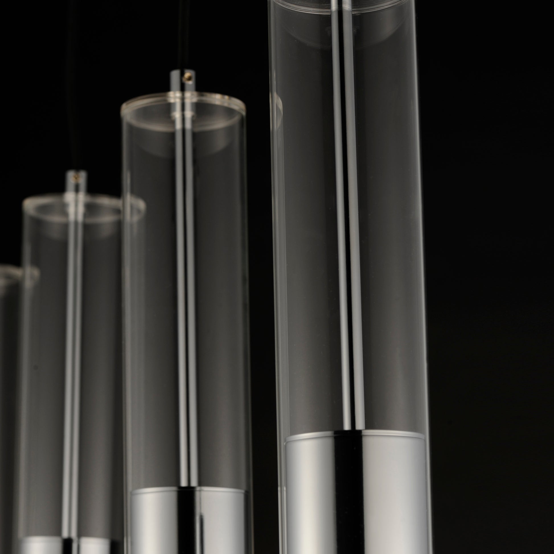 Torch LED 4-Light Linear Pendant Polished Chrome by ET2