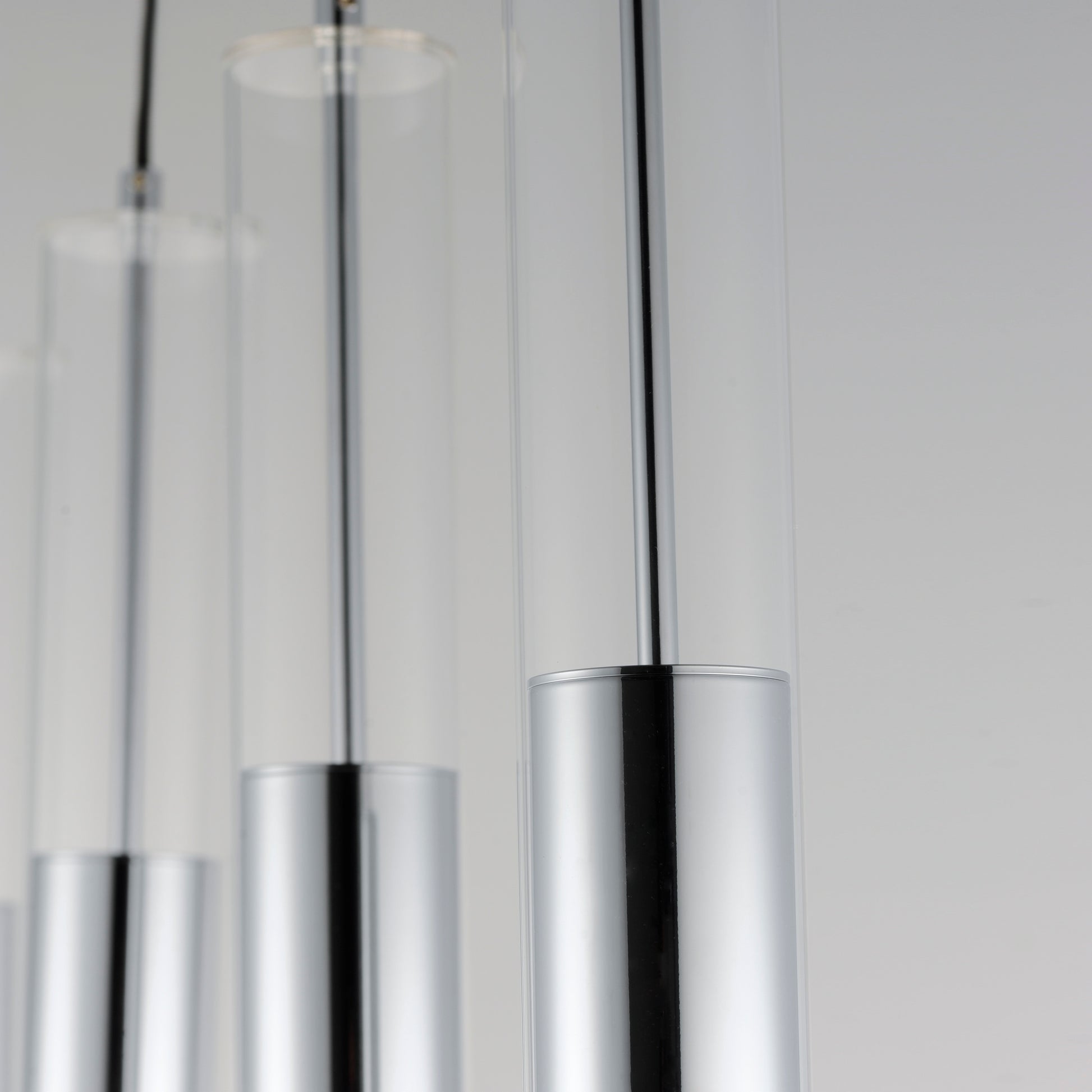 Torch LED 4-Light Linear Pendant Polished Chrome by ET2
