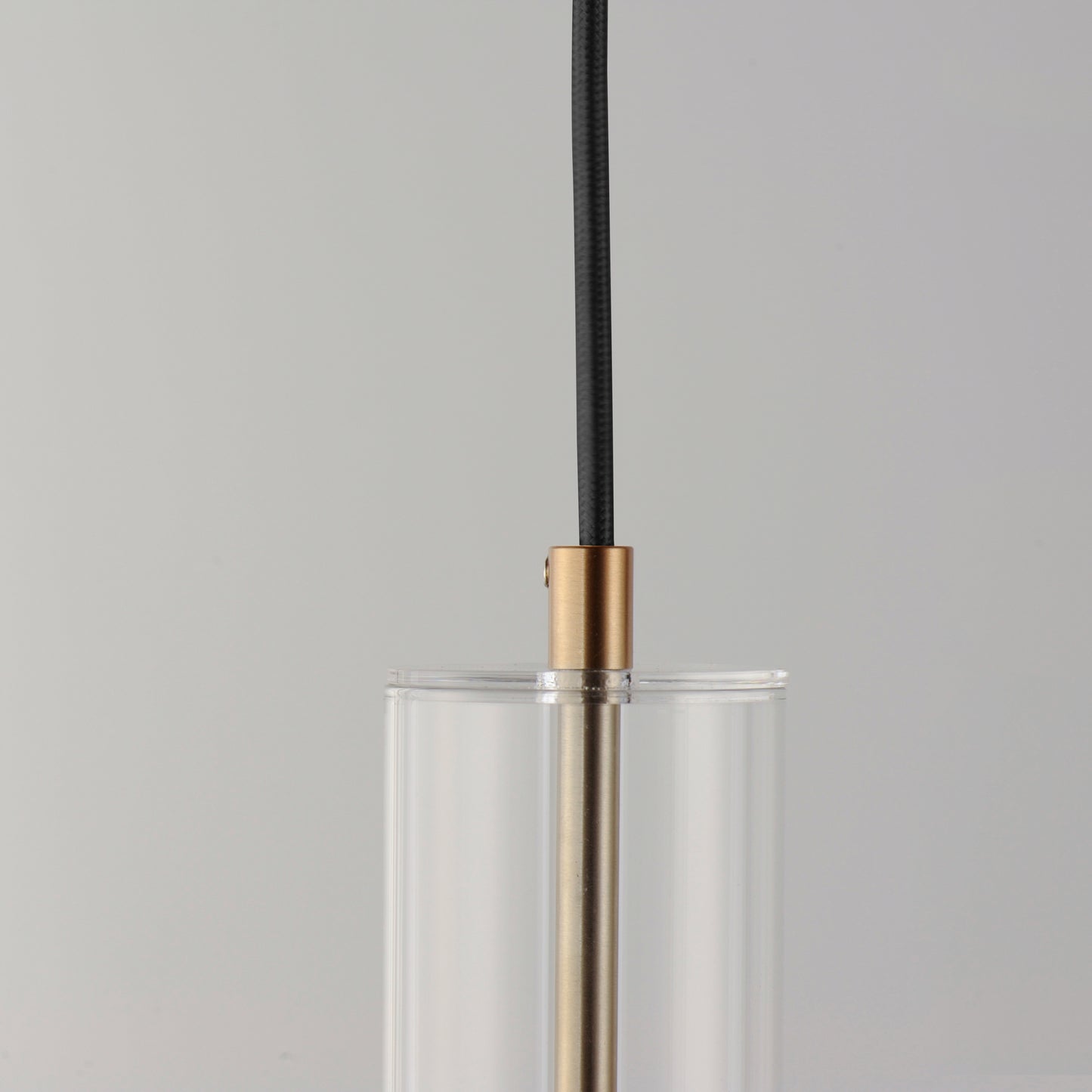 Torch LED 4-Light Linear Pendant Satin Brass by ET2