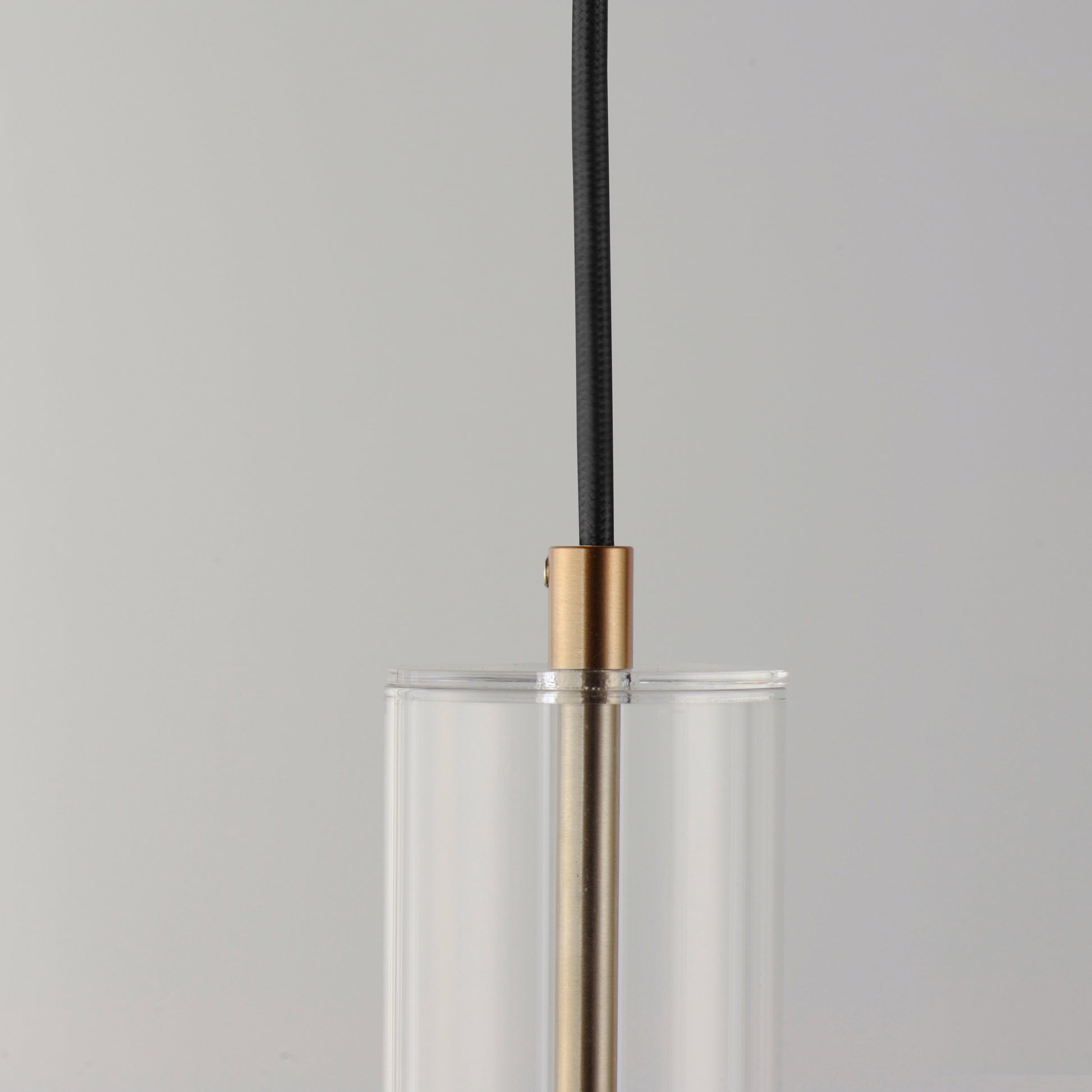 Torch LED 4-Light Linear Pendant Satin Brass by ET2