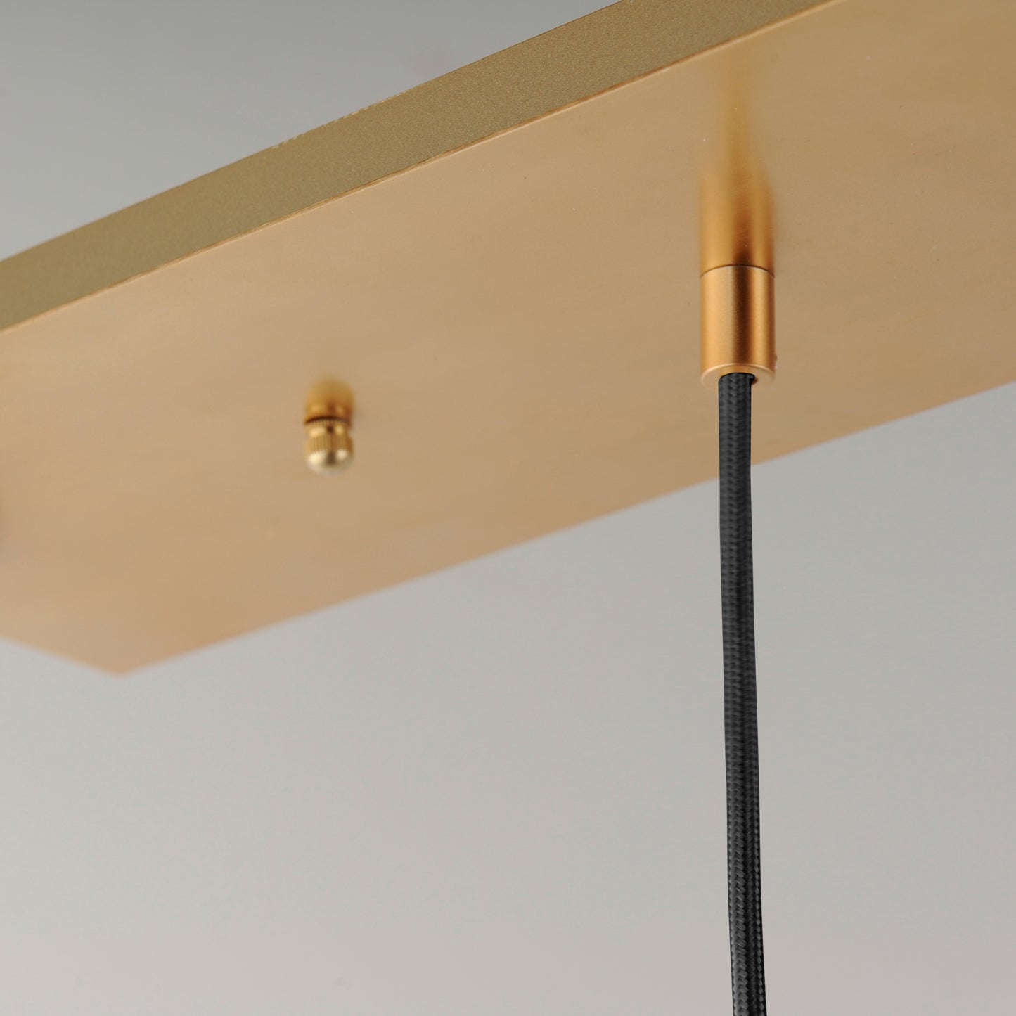 Torch LED 4-Light Linear Pendant Satin Brass by ET2