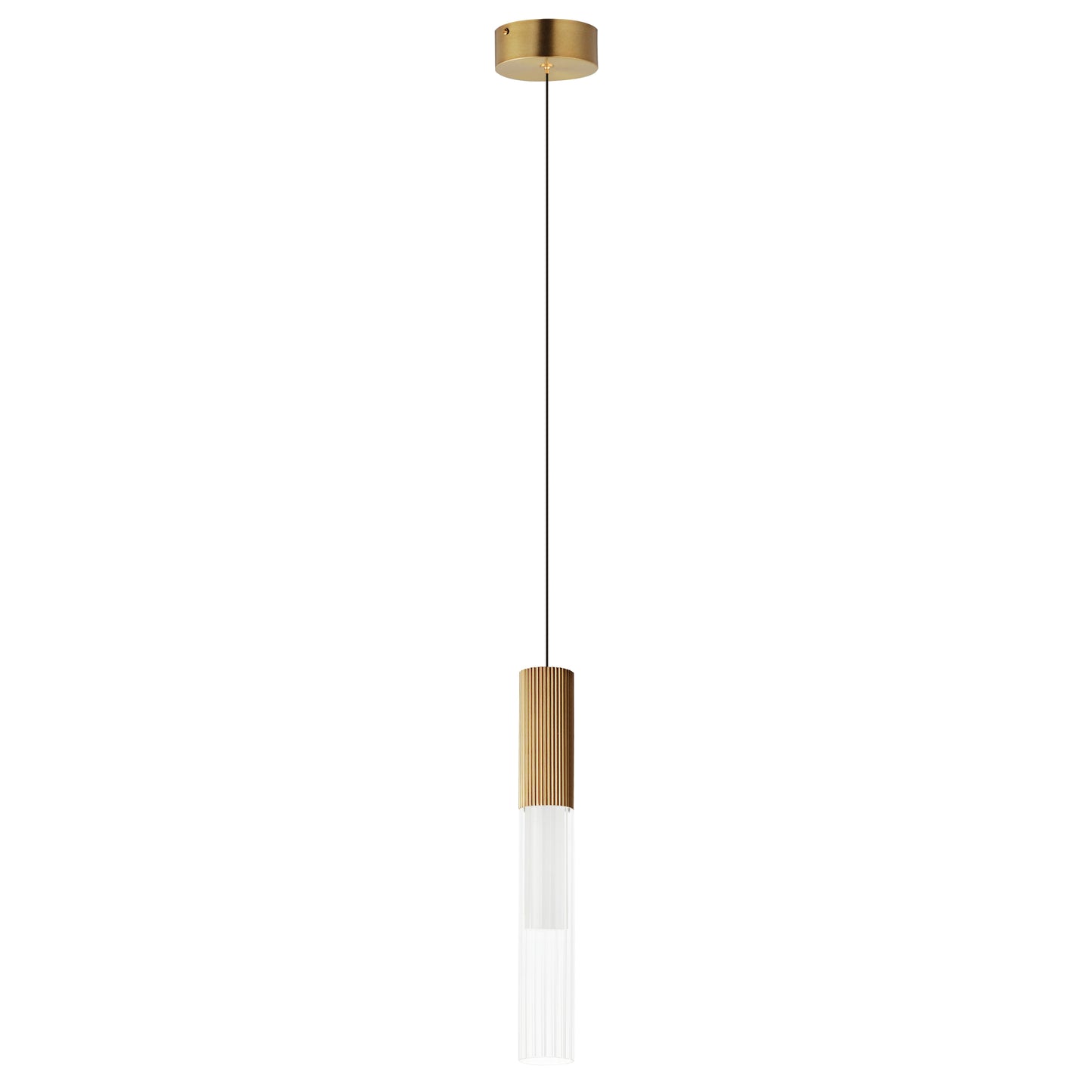 Reeds LED Pendant Gold by ET2