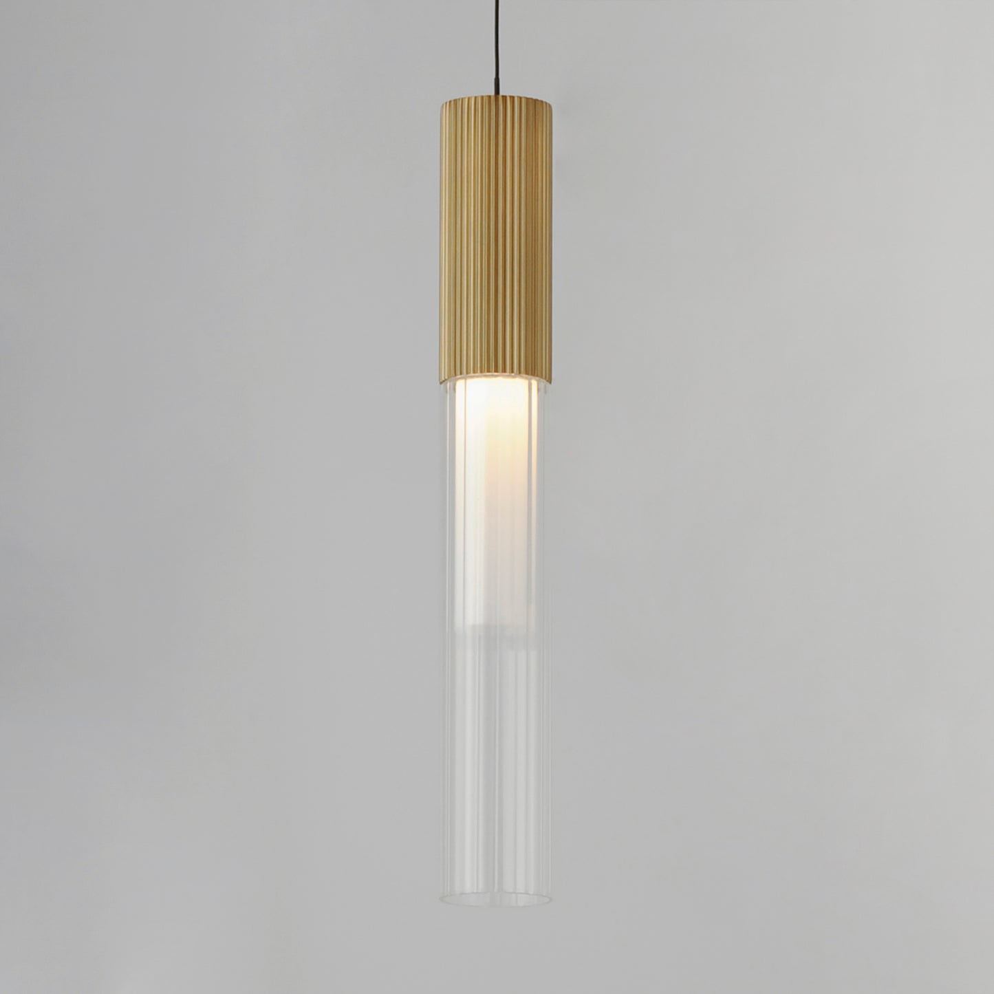 Reeds LED Pendant Gold by ET2