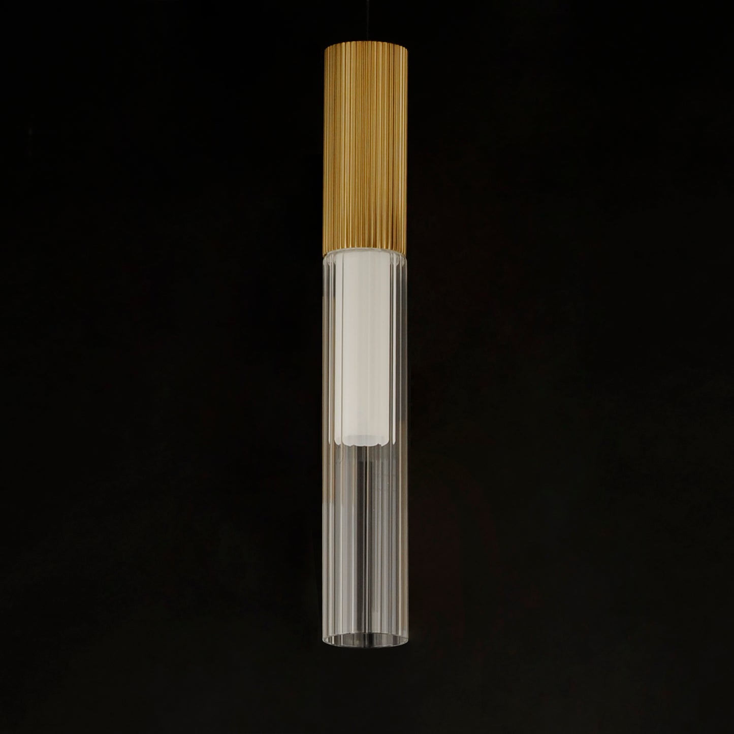 Reeds LED Pendant Gold by ET2