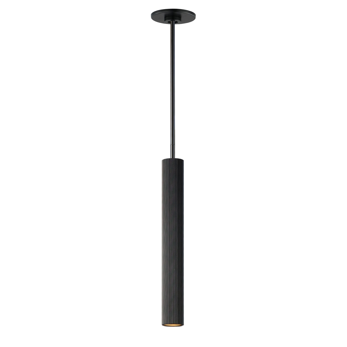 Reeds LED Pendant Stem Hung Black by ET2