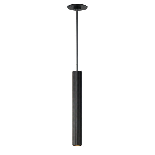 Reeds LED Pendant Stem Hung Black by ET2