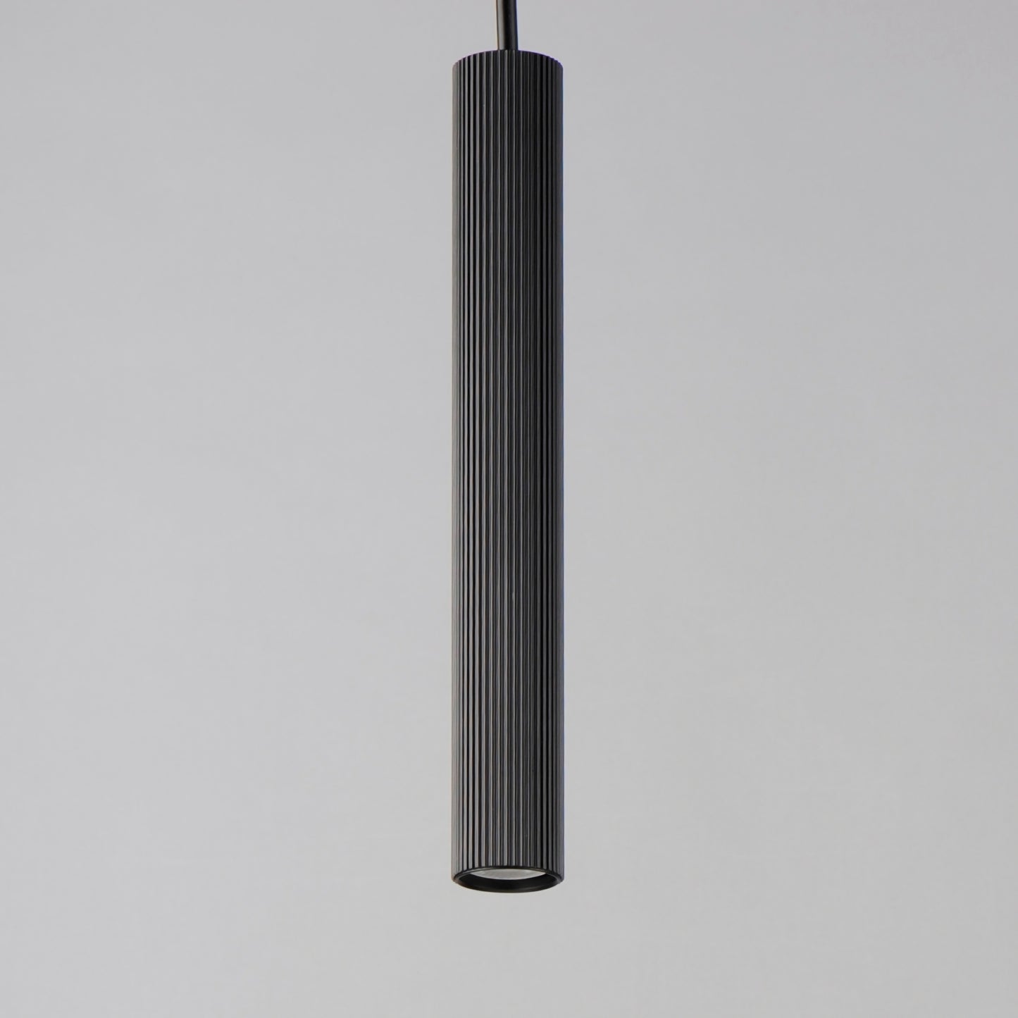 Reeds LED Pendant Stem Hung Black by ET2