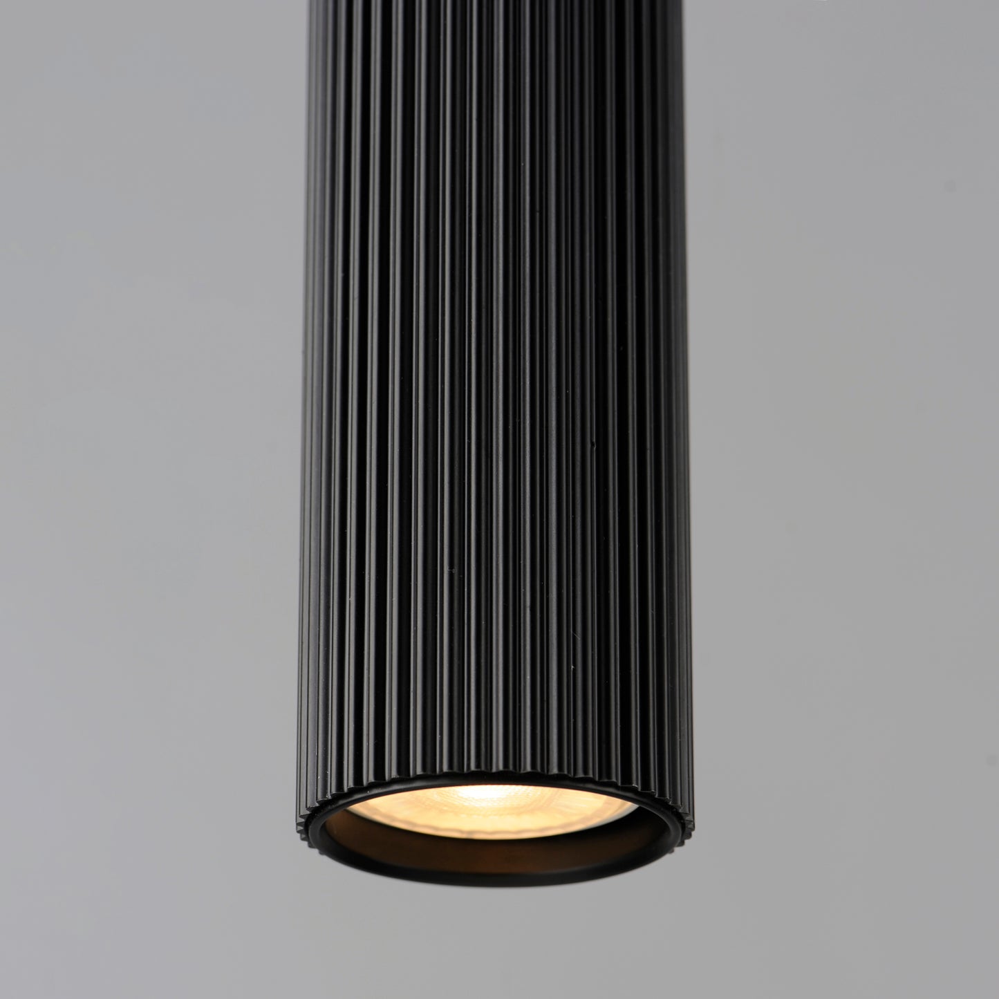 Reeds LED Pendant Stem Hung Black by ET2