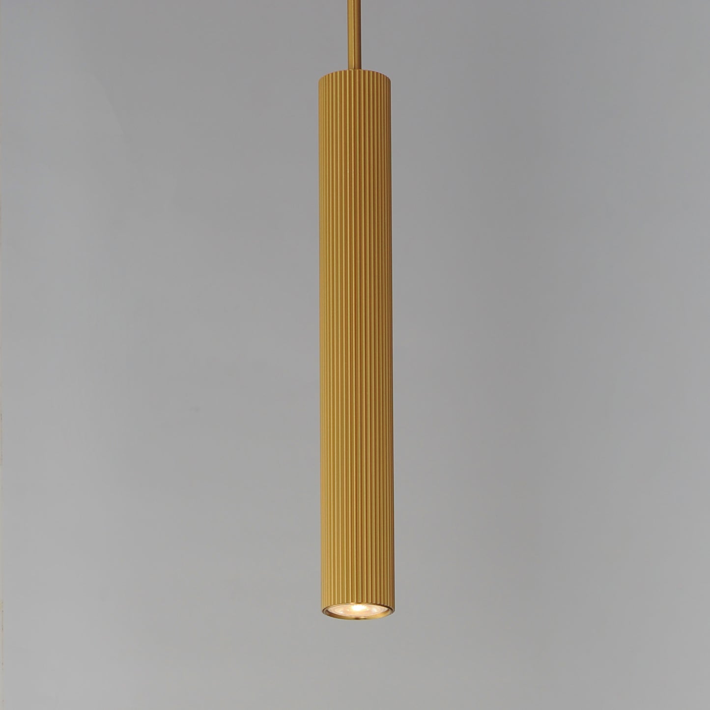 Reeds LED Pendant Stem Hung Gold by ET2