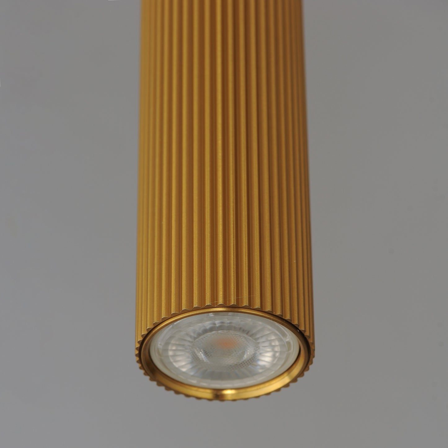 Reeds LED Pendant Stem Hung Gold by ET2