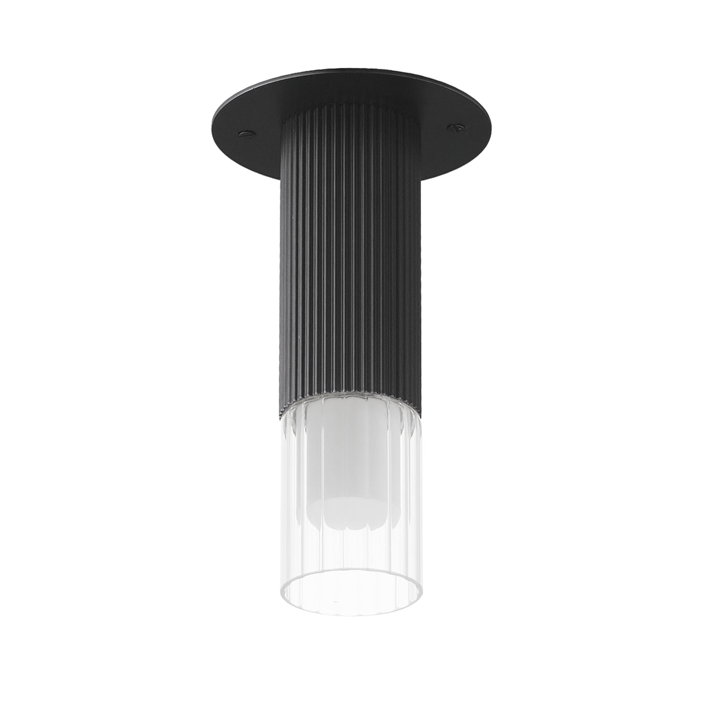 Reeds LED Flush Mount Black by ET2