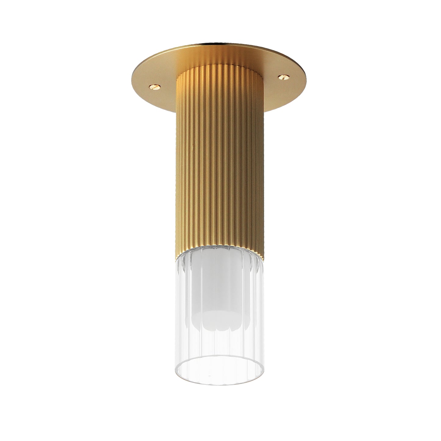 Reeds LED Flush Mount Gold by ET2
