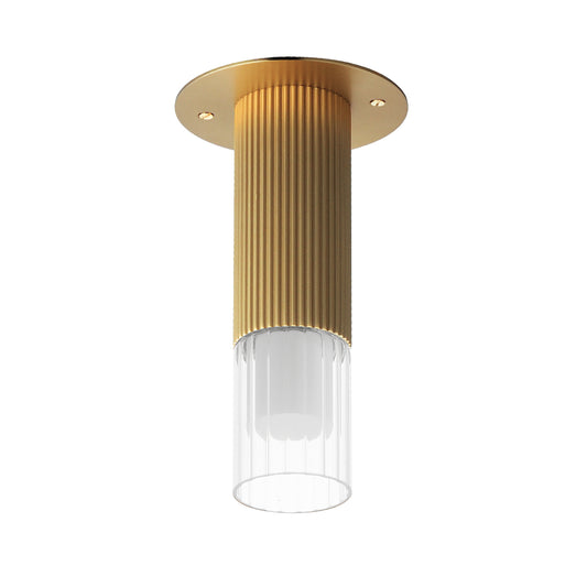 Reeds LED Flush Mount Gold by ET2