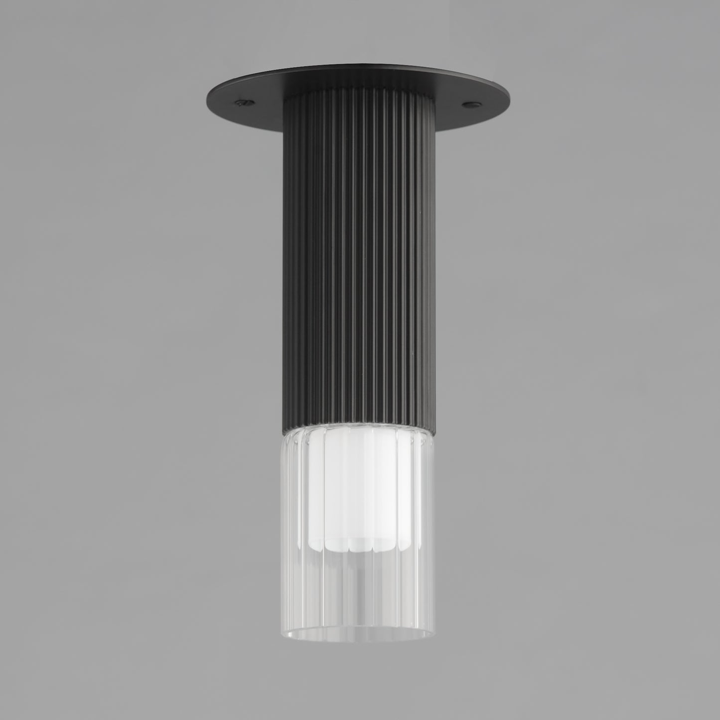 Reeds LED Flush Mount Black by ET2