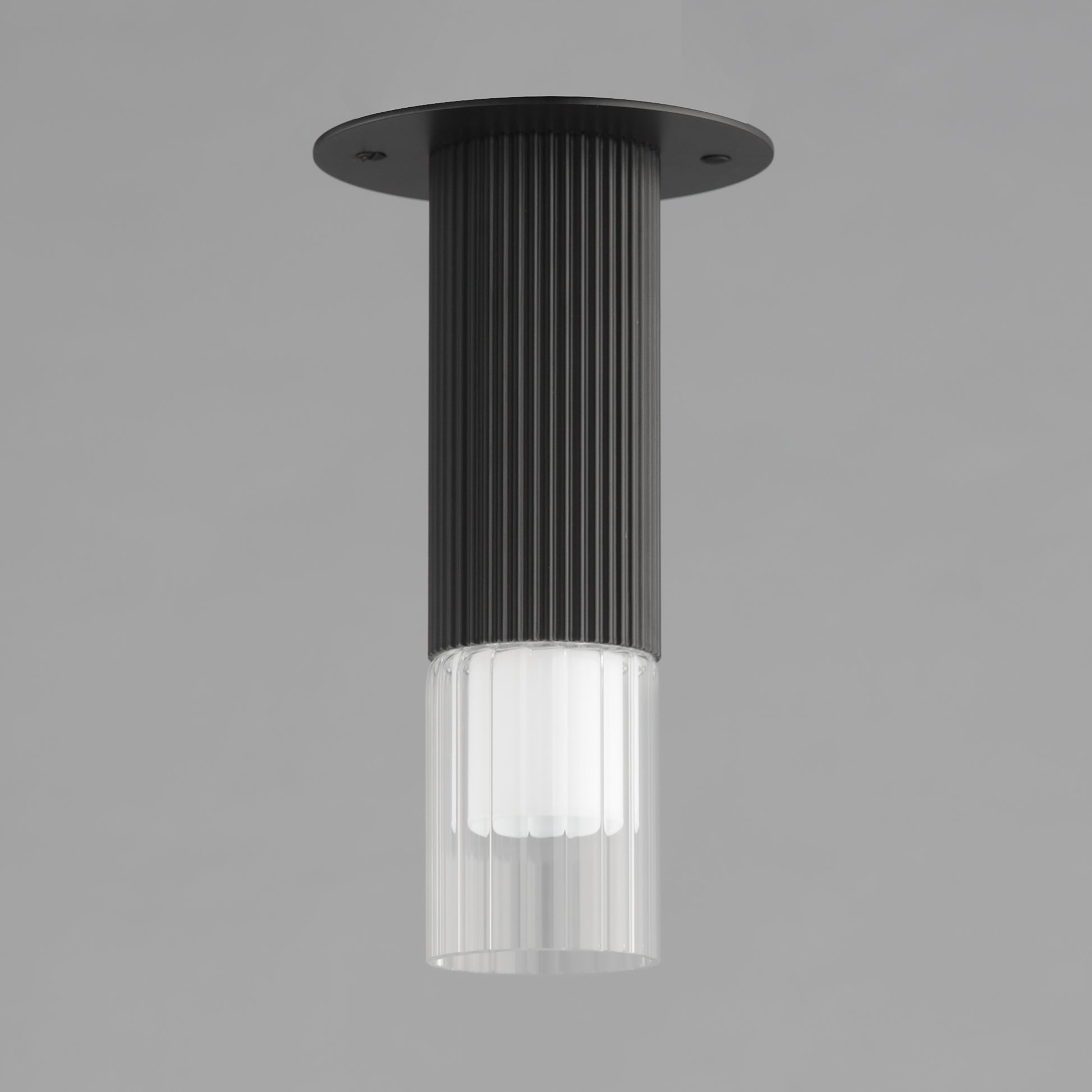 Reeds LED Flush Mount Black by ET2