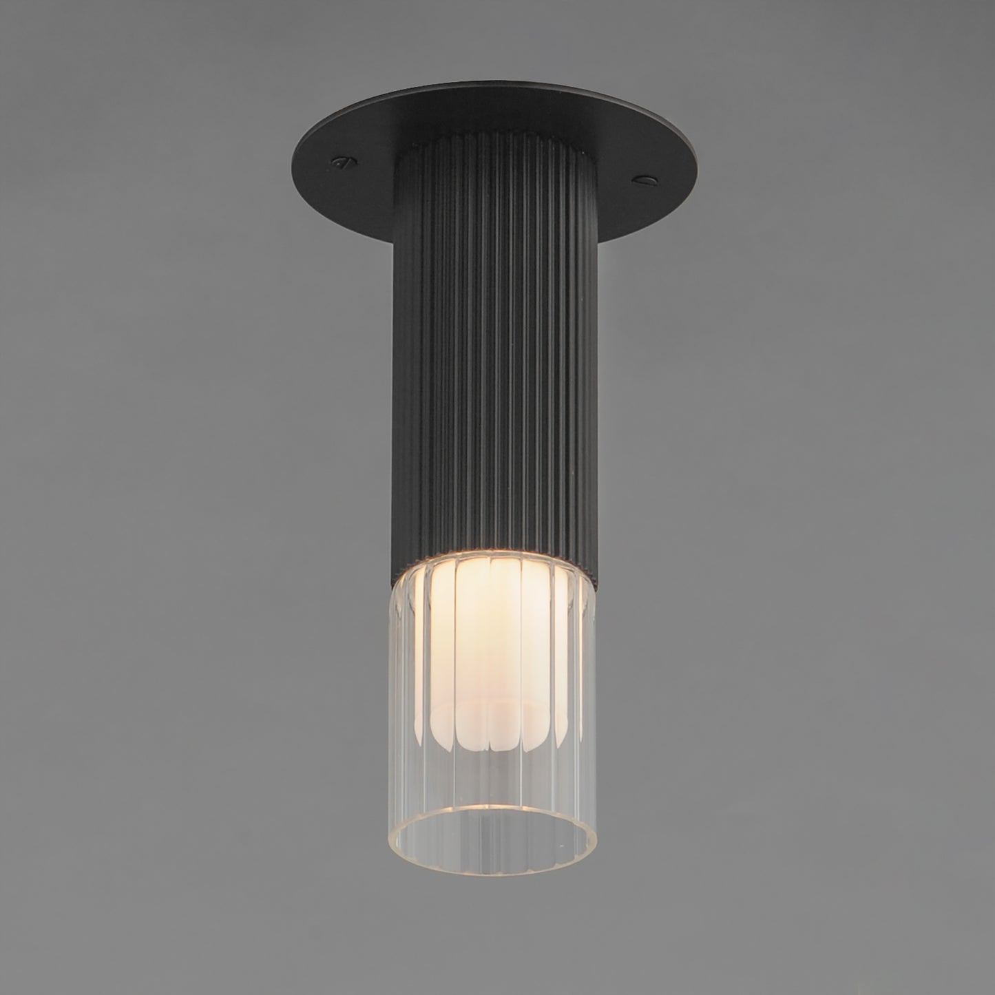 Reeds LED Flush Mount Black by ET2