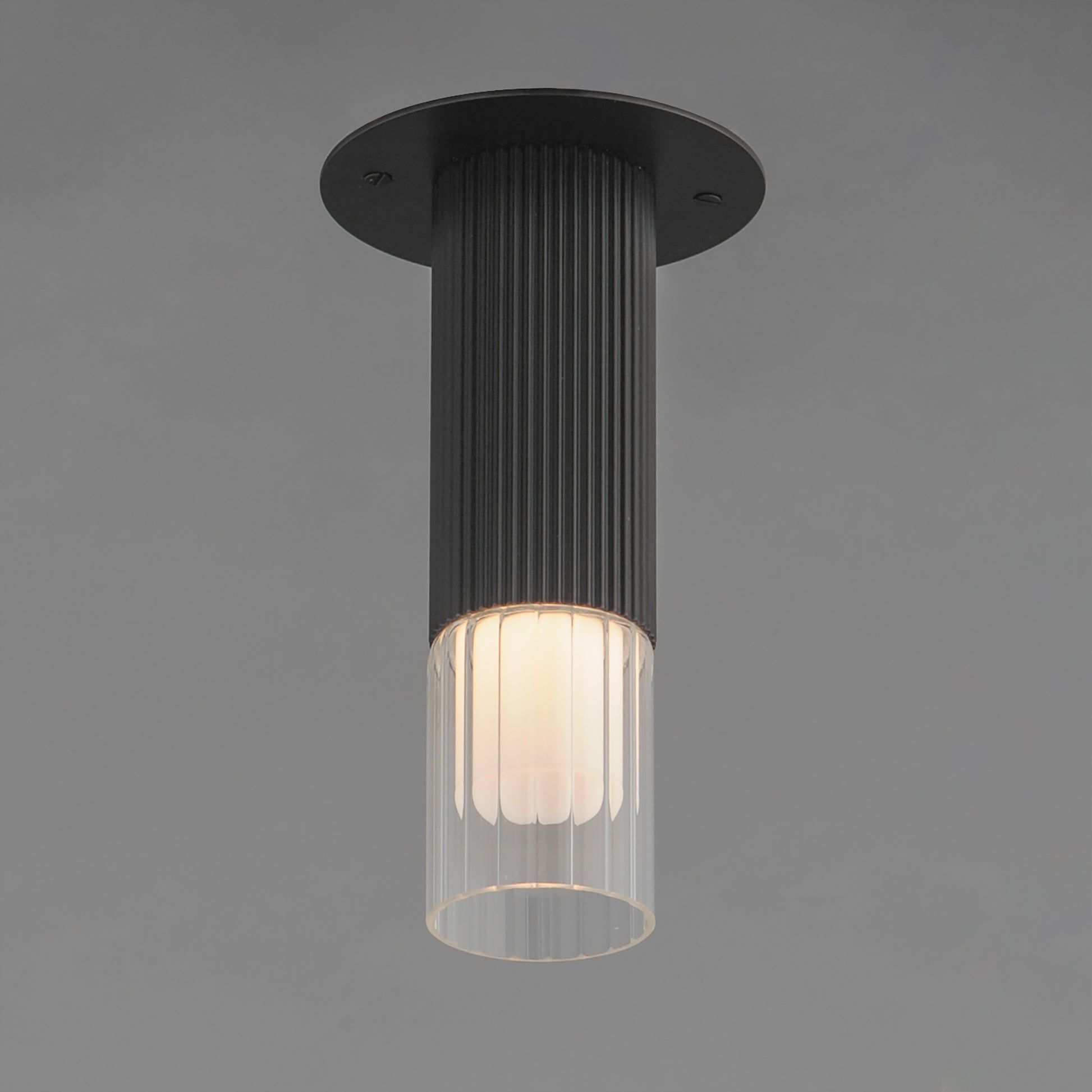 Reeds LED Flush Mount Black by ET2