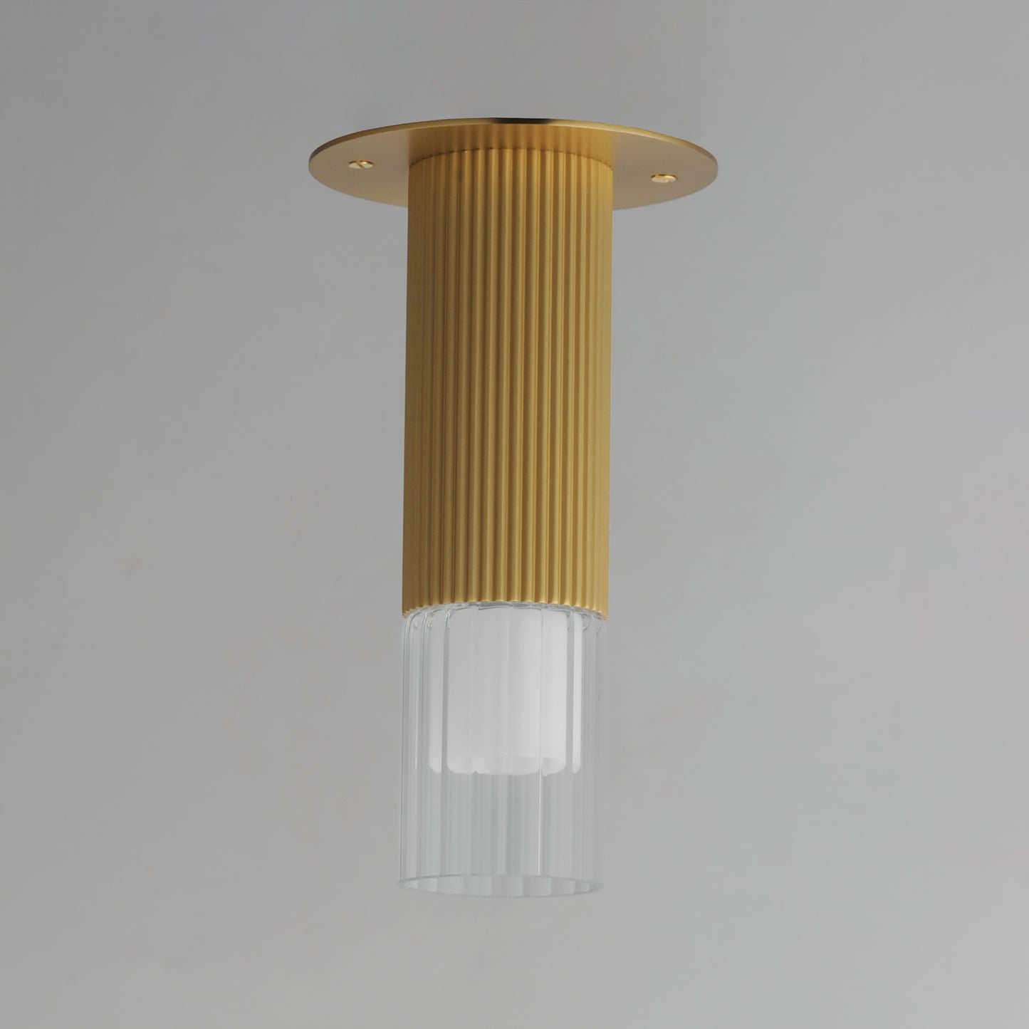 Reeds LED Flush Mount Gold by ET2