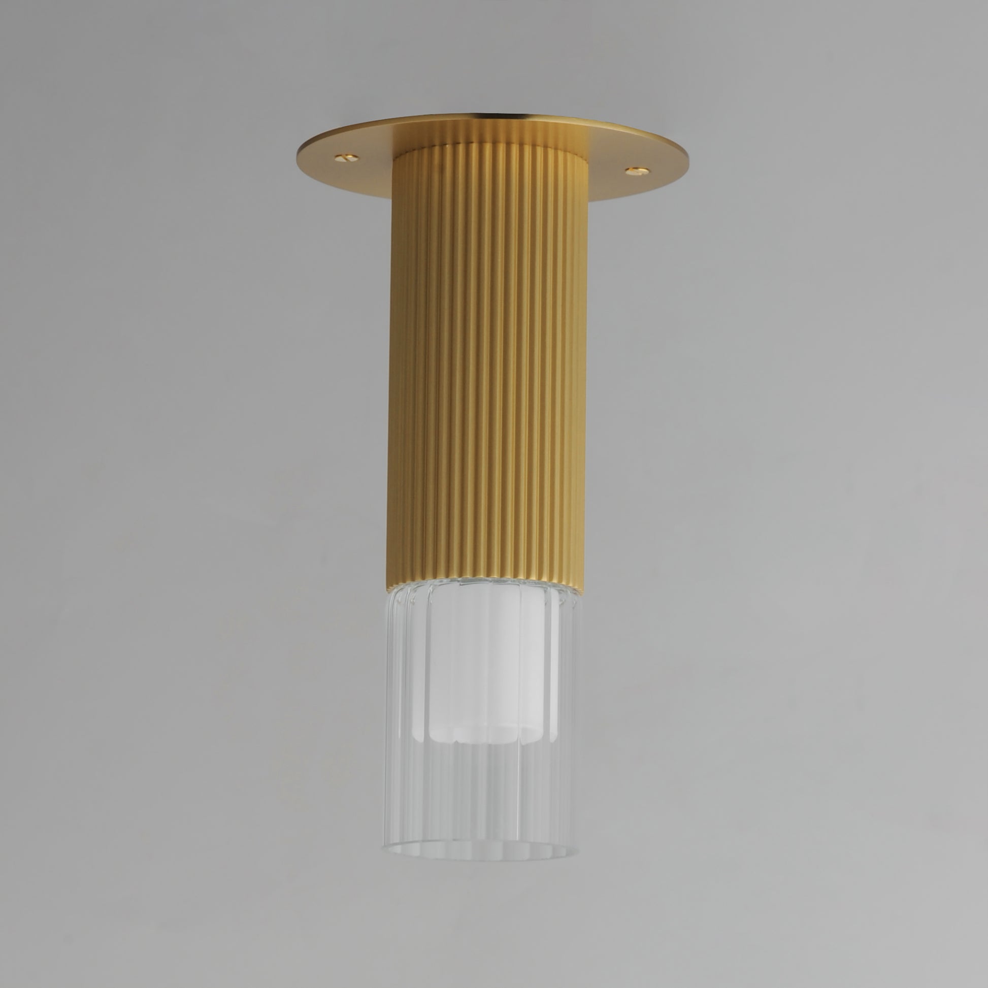 Reeds LED Flush Mount Gold by ET2
