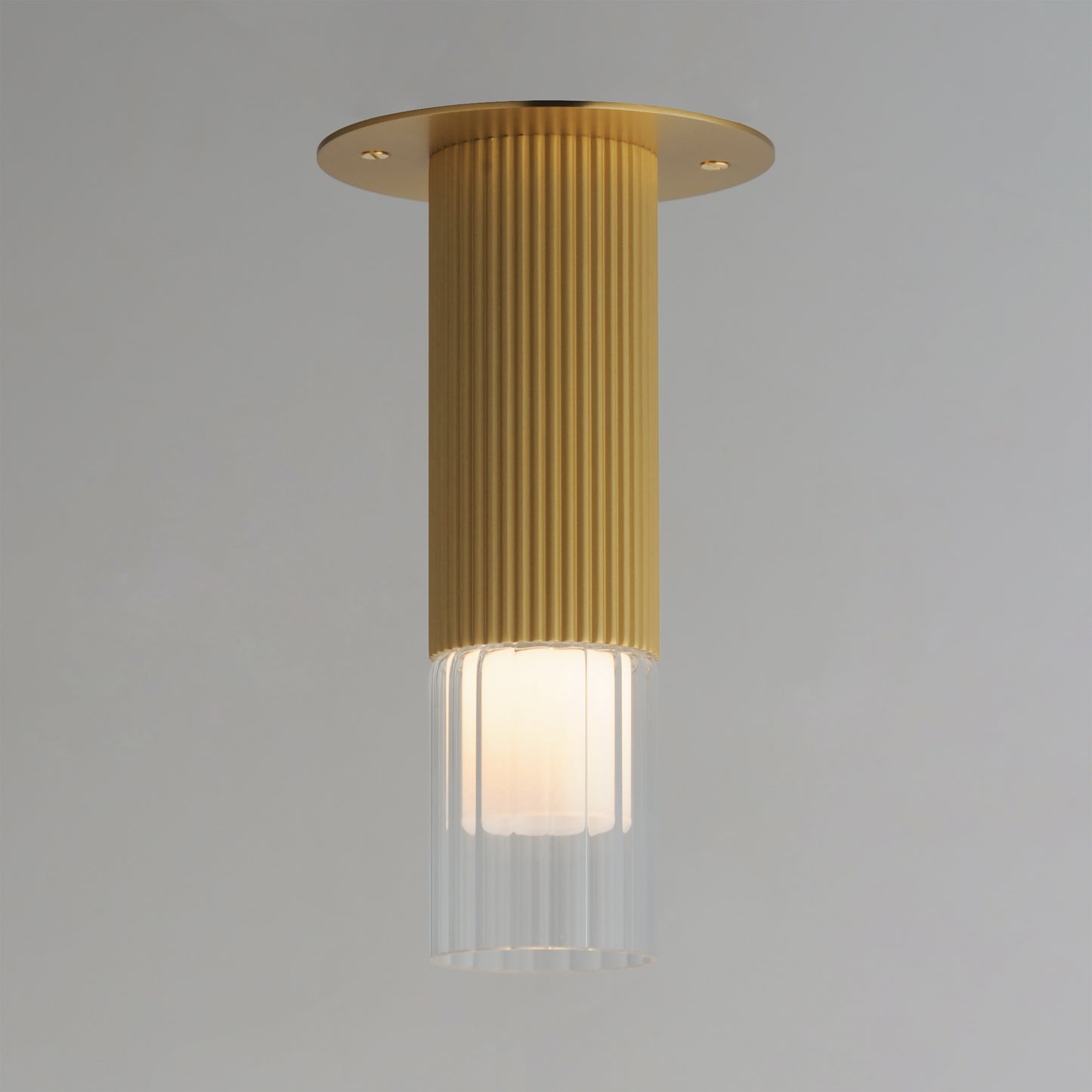 Reeds LED Flush Mount Gold by ET2