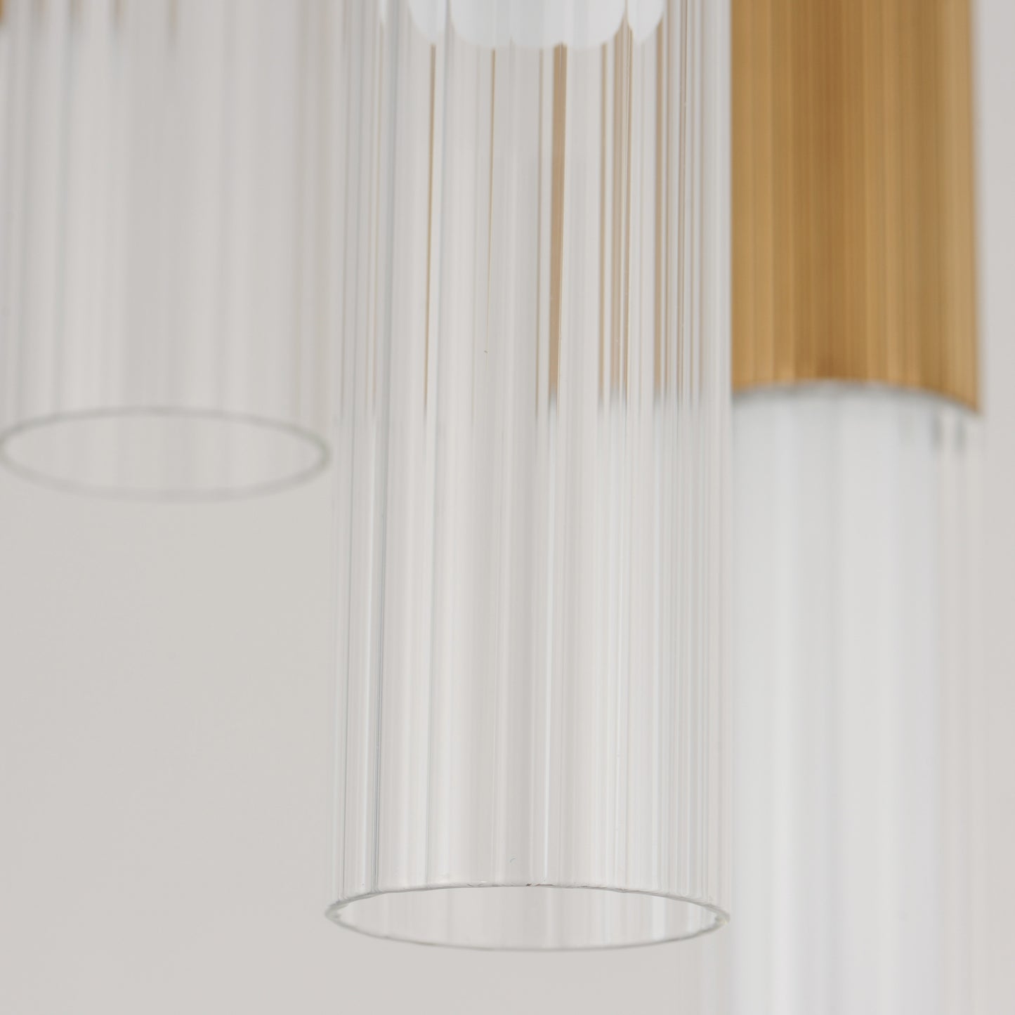 Reeds 5-Light LED Pendant Gold by ET2