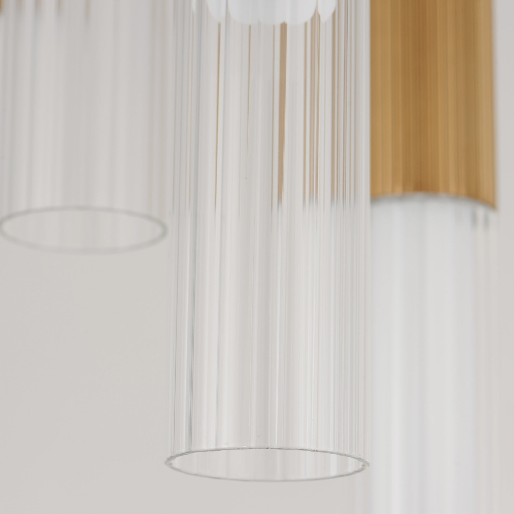 Reeds 5-Light LED Pendant Gold by ET2