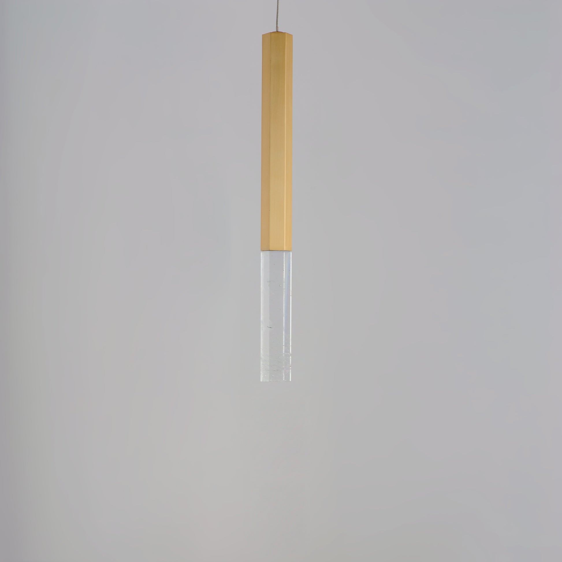 Diaphane LED Pendant Gold by ET2