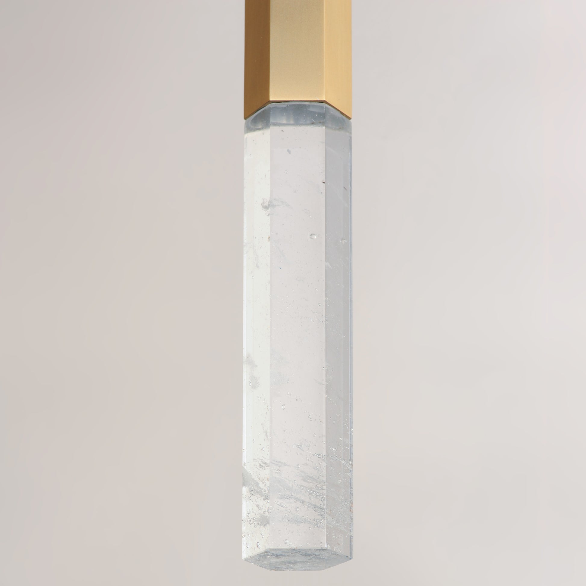 Diaphane LED Pendant Gold by ET2
