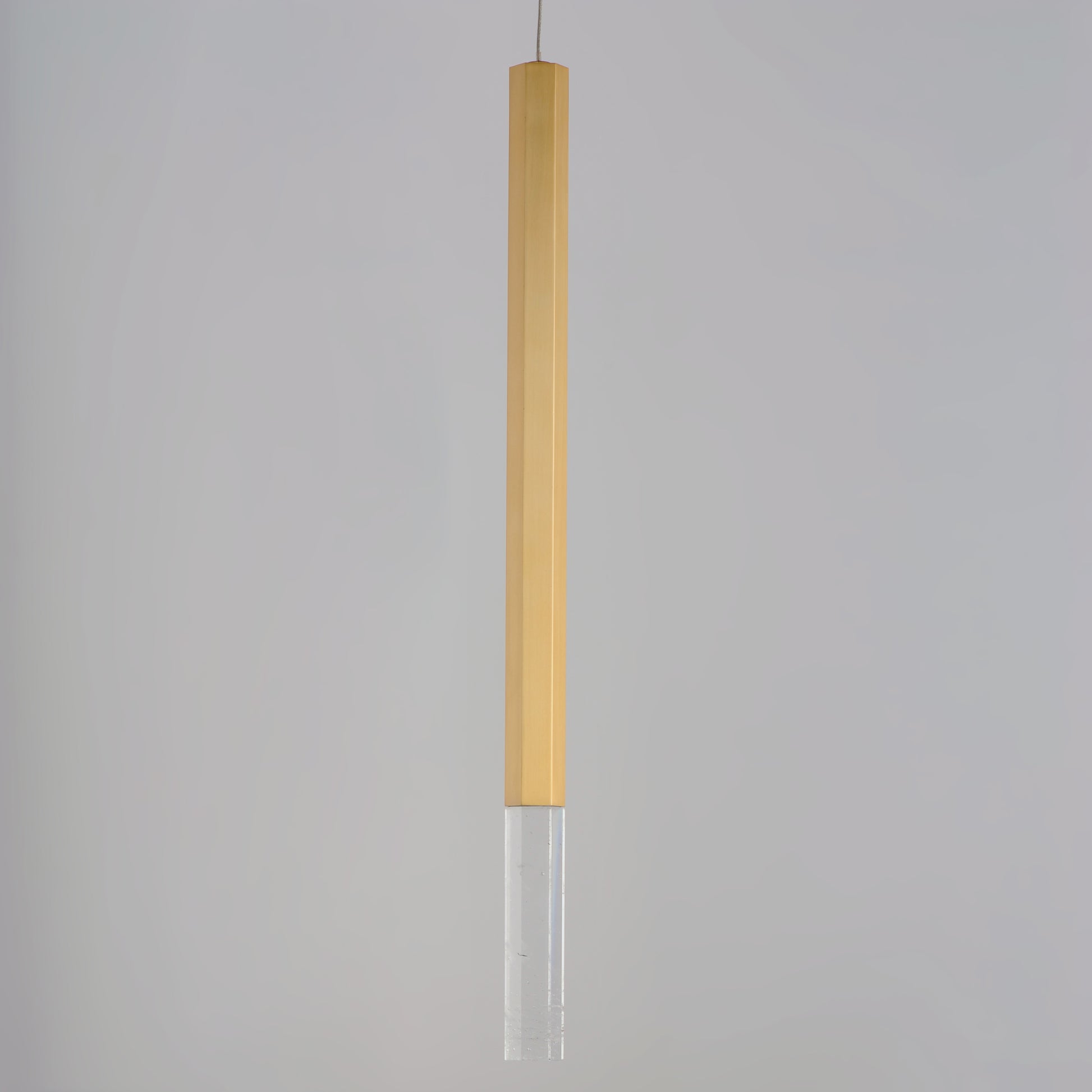 Diaphane LED Pendant Gold by ET2