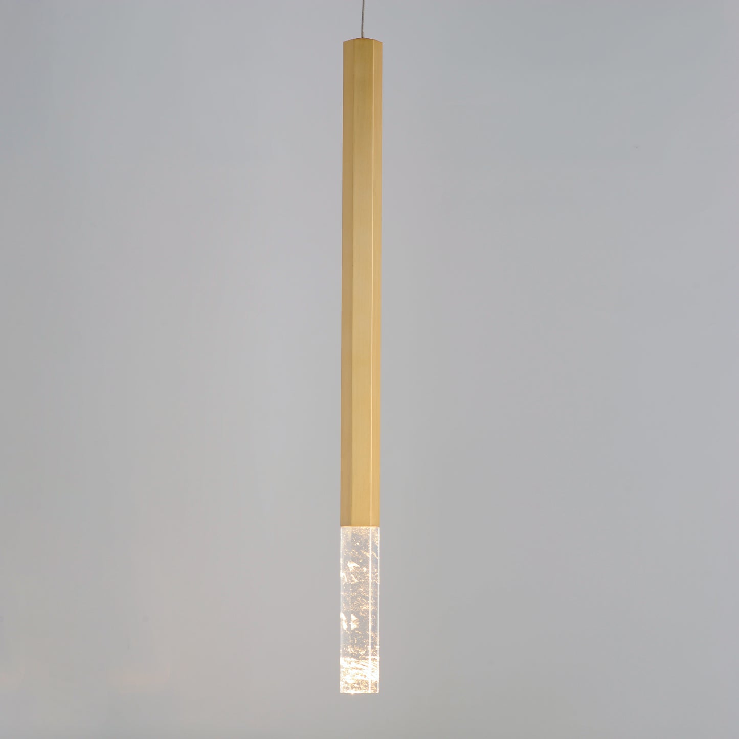 Diaphane LED Pendant Gold by ET2