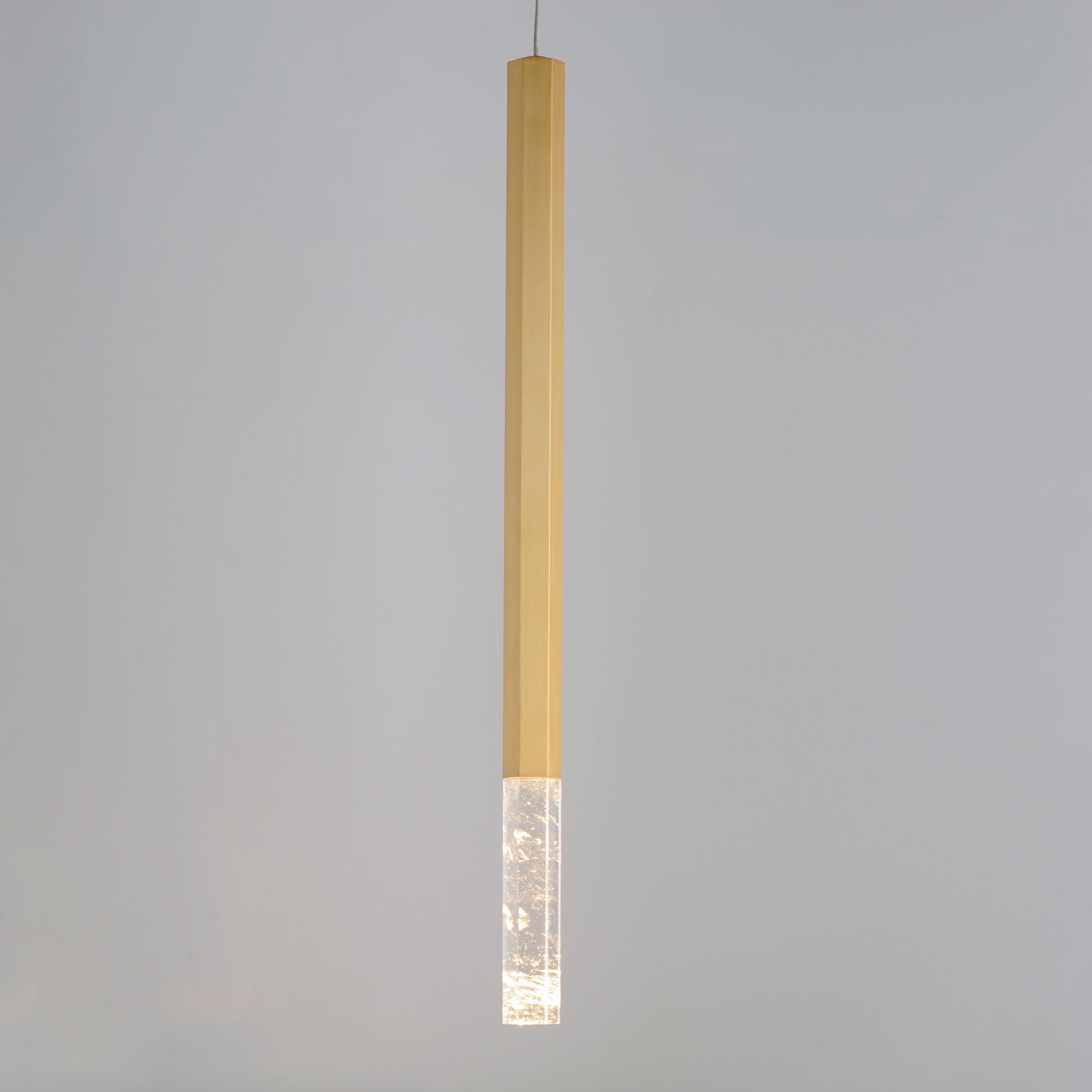 Diaphane LED Pendant Gold by ET2