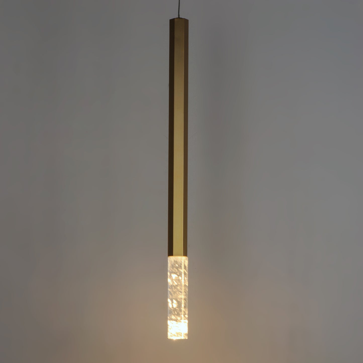 Diaphane LED Pendant Gold by ET2