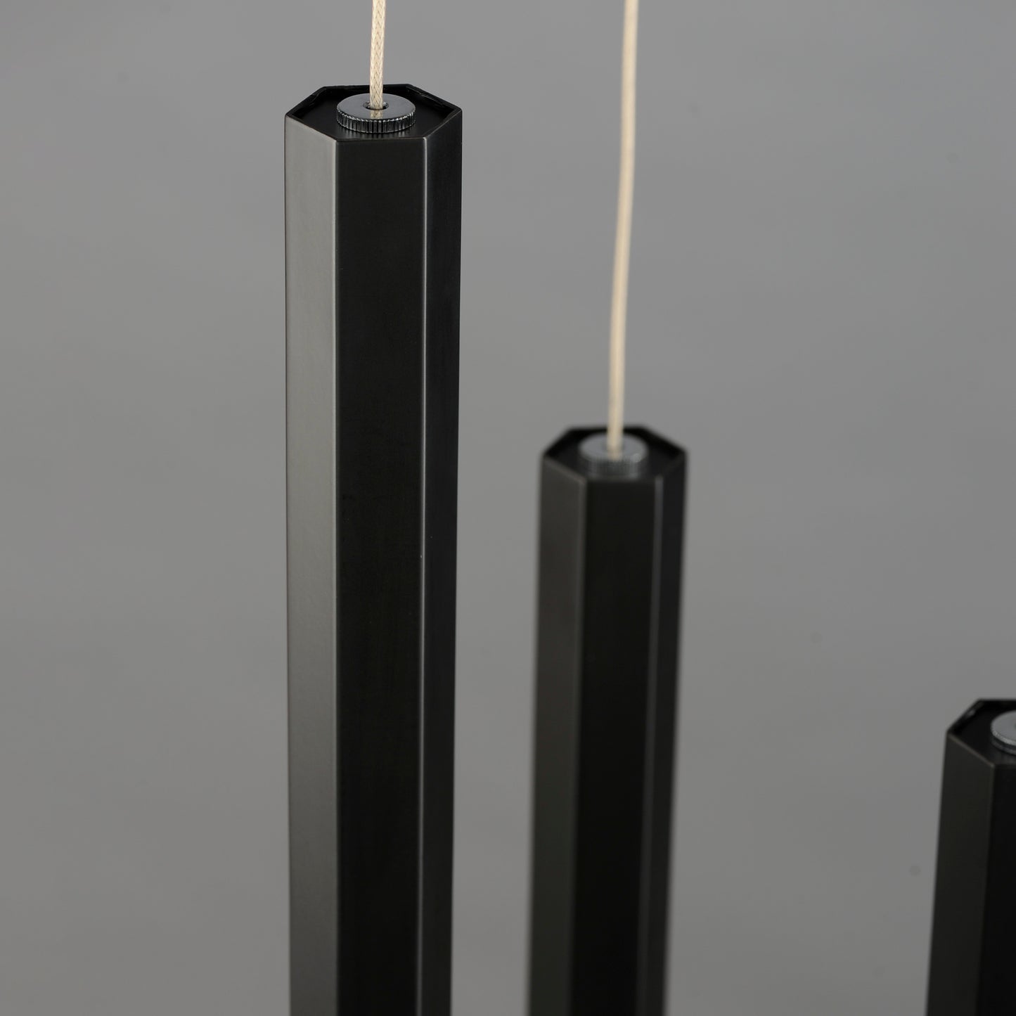 Diaphane LED 3-Light Pendant Black by ET2
