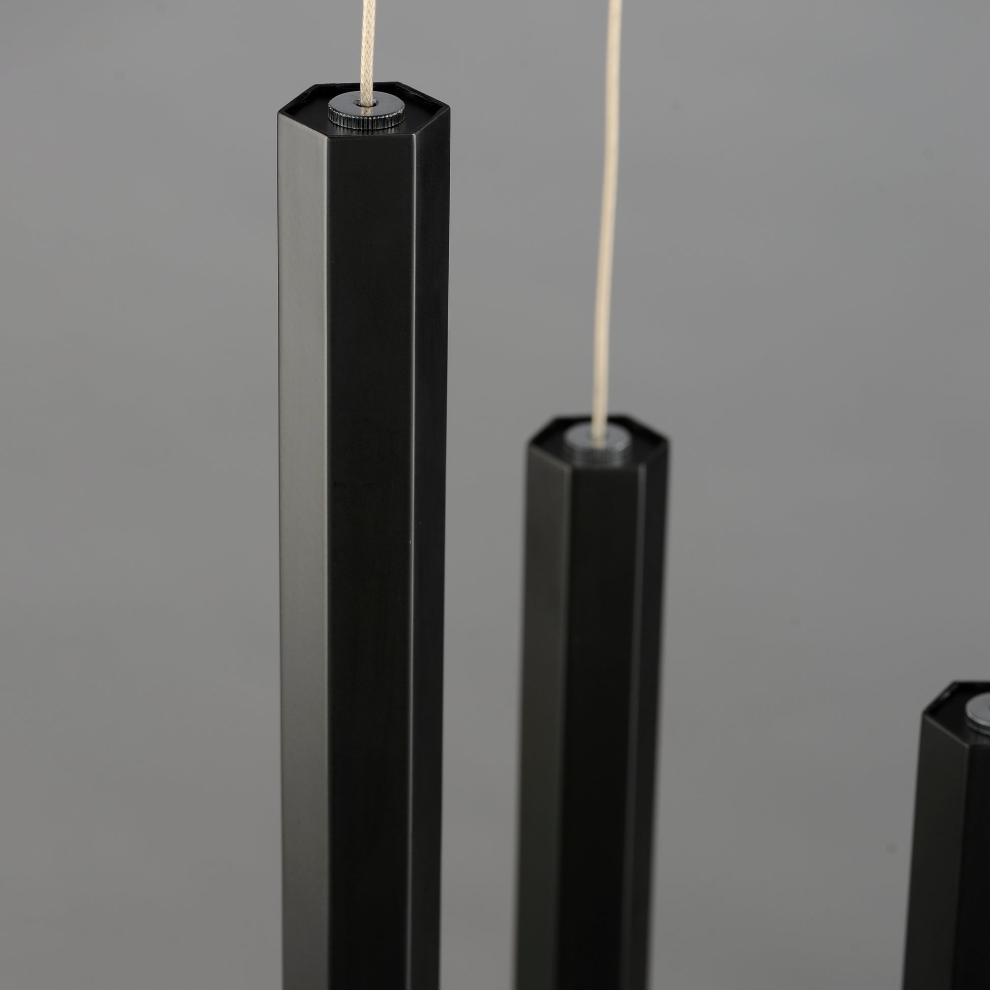 Diaphane LED 3-Light Pendant Black by ET2