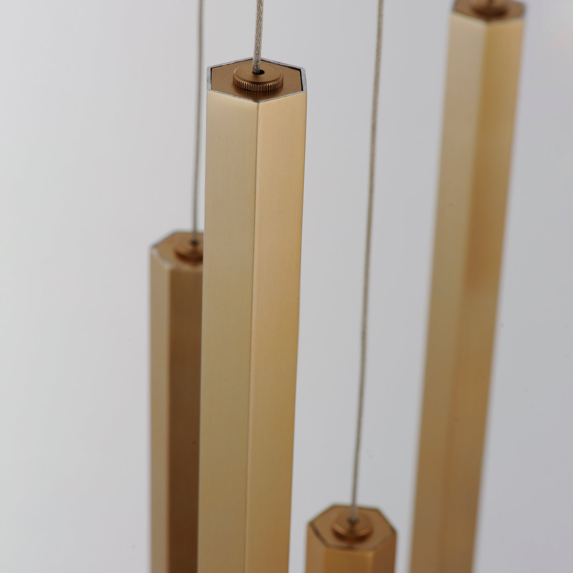 Diaphane LED 9-Light Pendant Gold by ET2