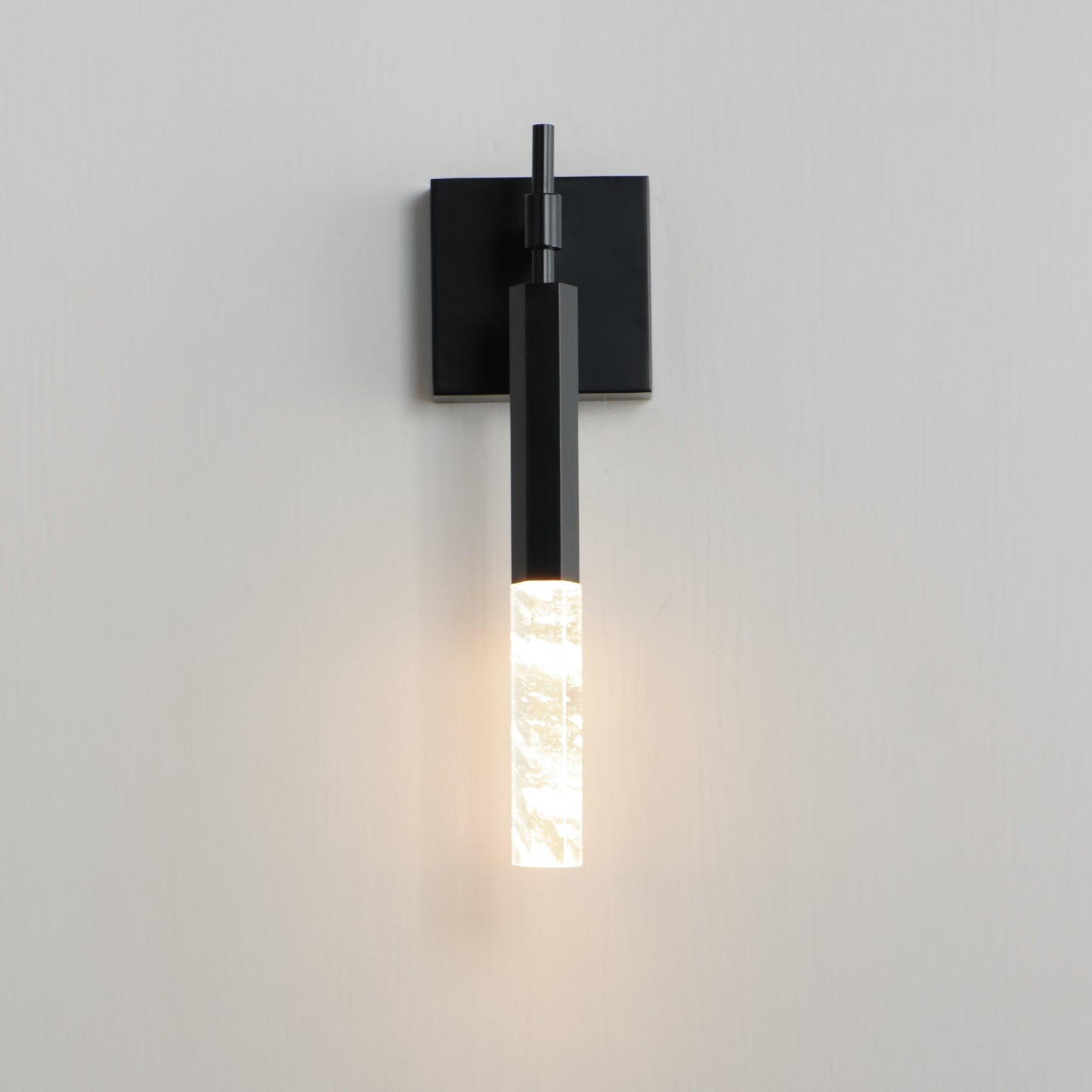 Diaphane LED Sconce Black by ET2