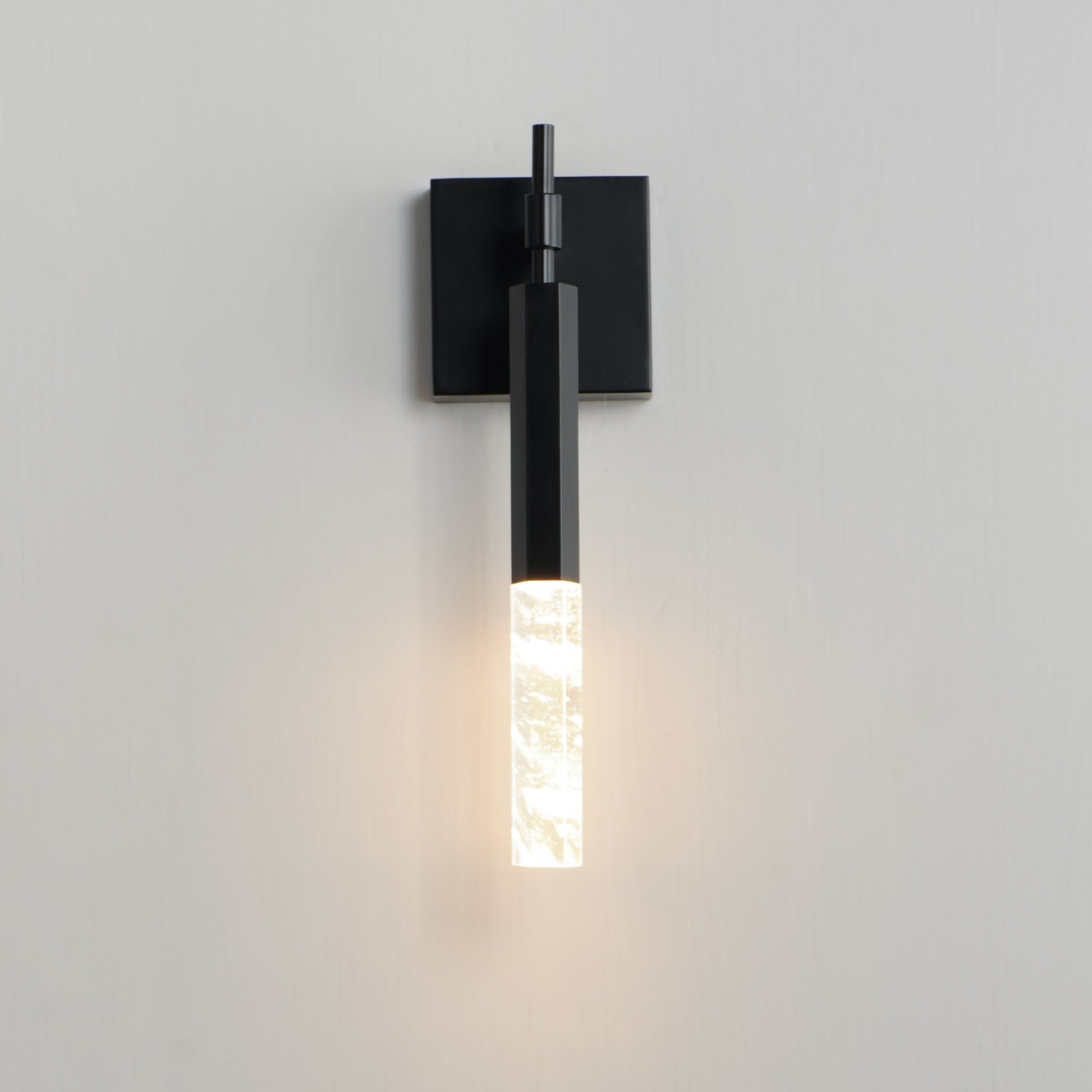 Diaphane LED Sconce Black by ET2