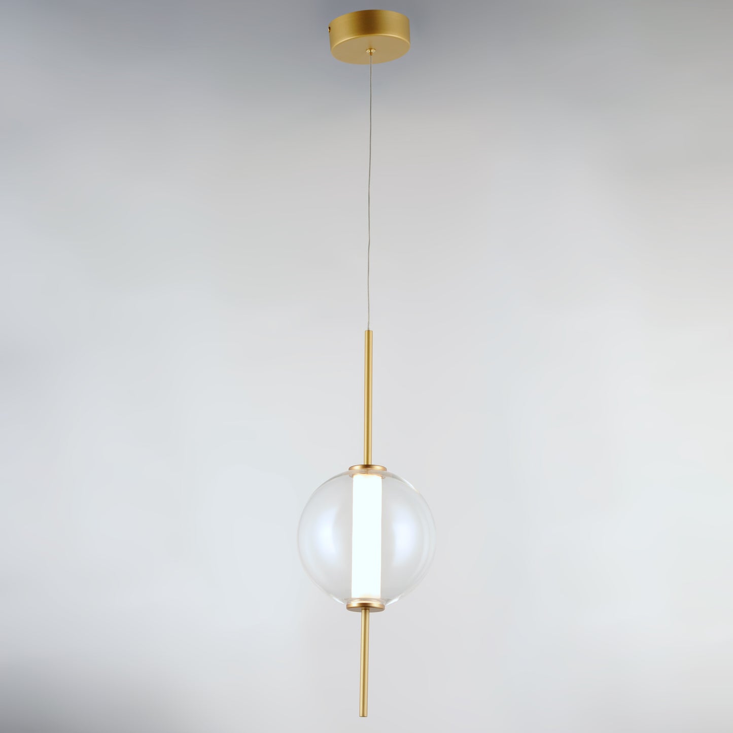 Axle LED Pendant Gold by ET2