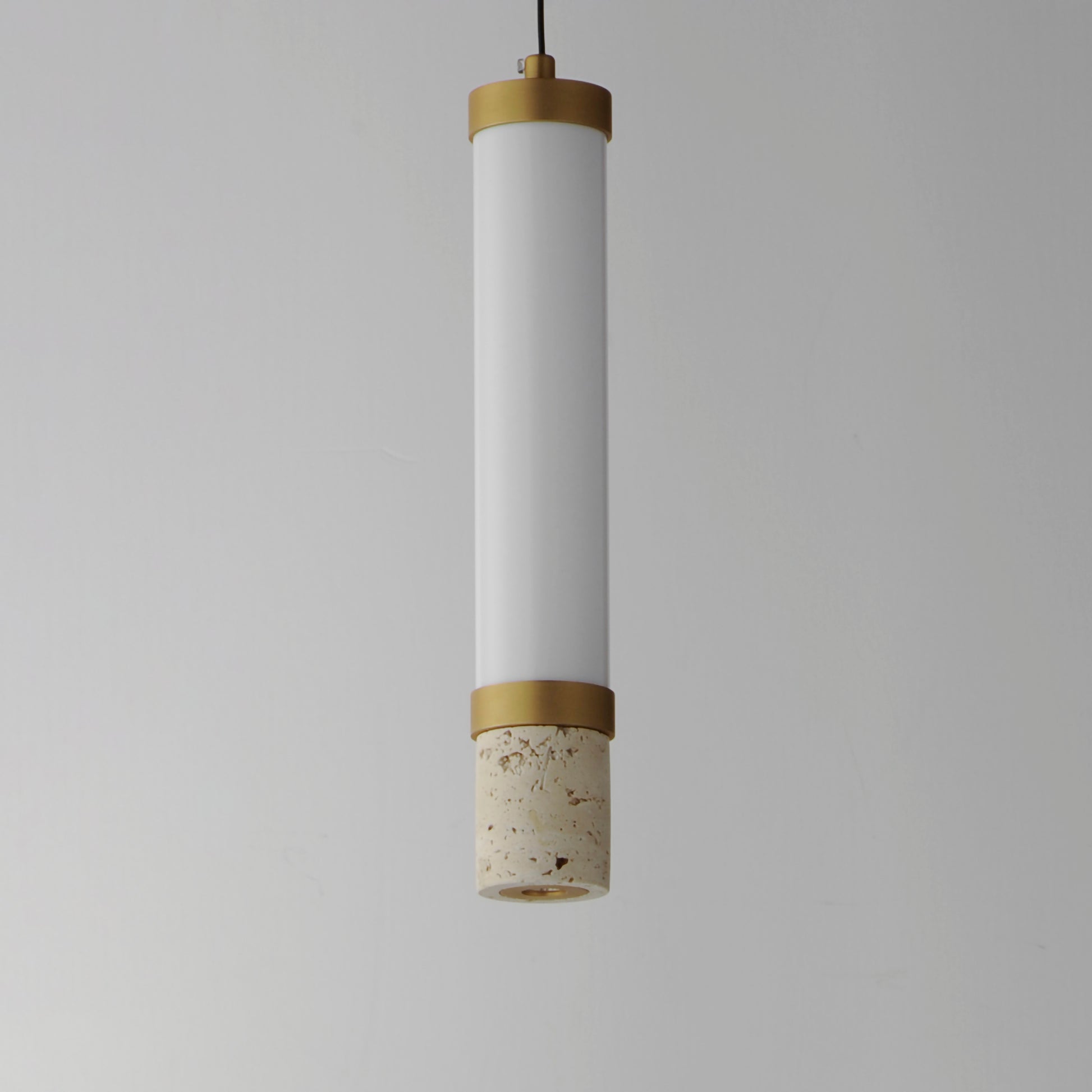 Travertine LED Pendant Travertine/Gold by ET2