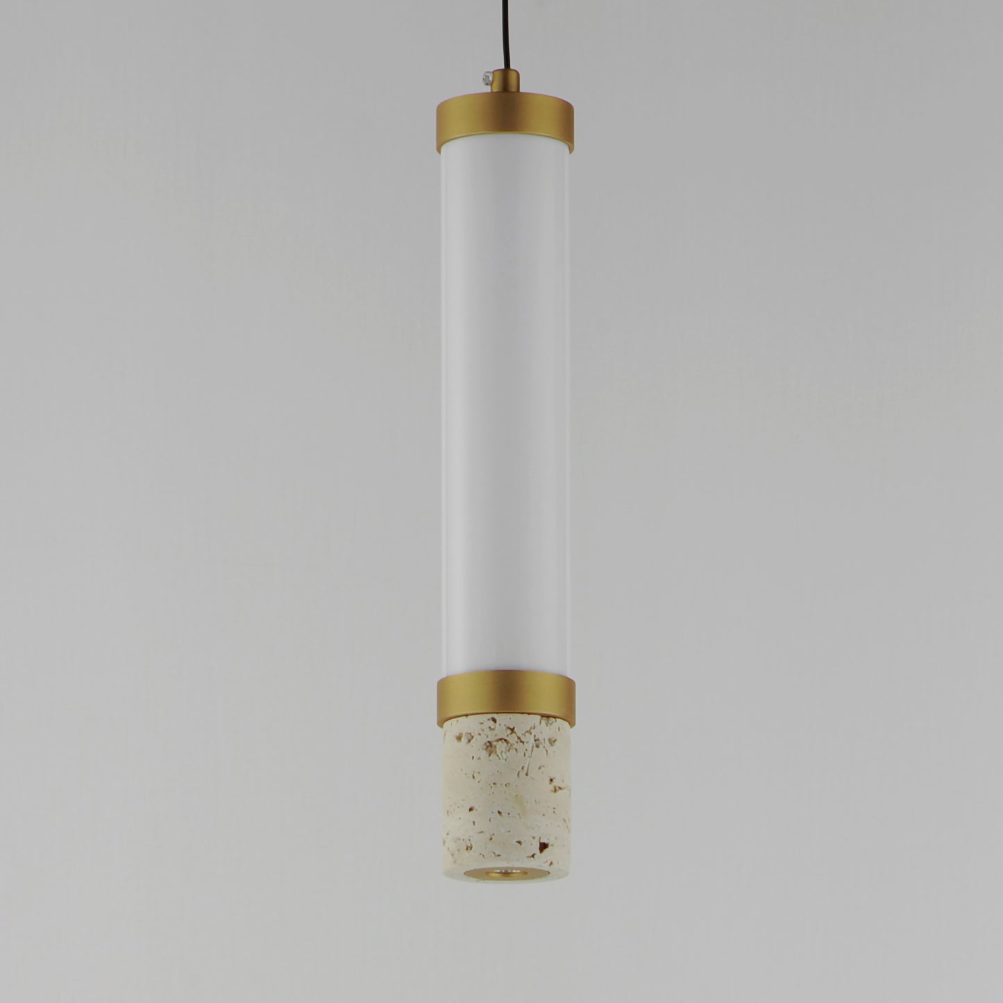 Travertine LED Pendant Travertine/Gold by ET2