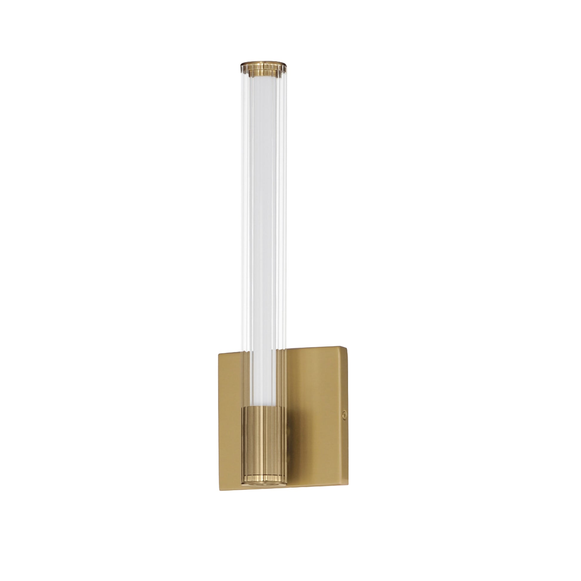 Cortex 14" LED Sconce Natural Aged Brass by ET2